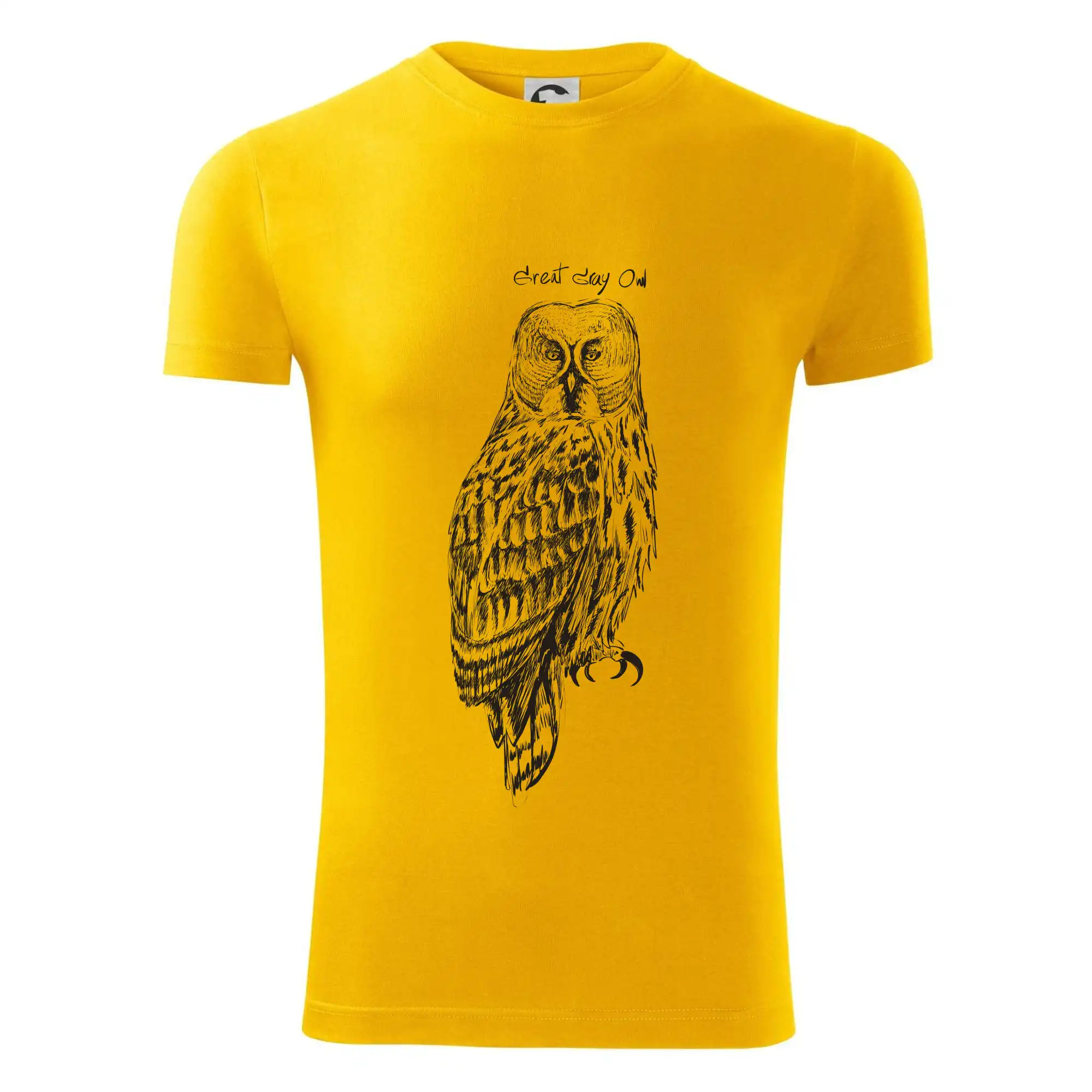 Puštík vousatý great gray owl