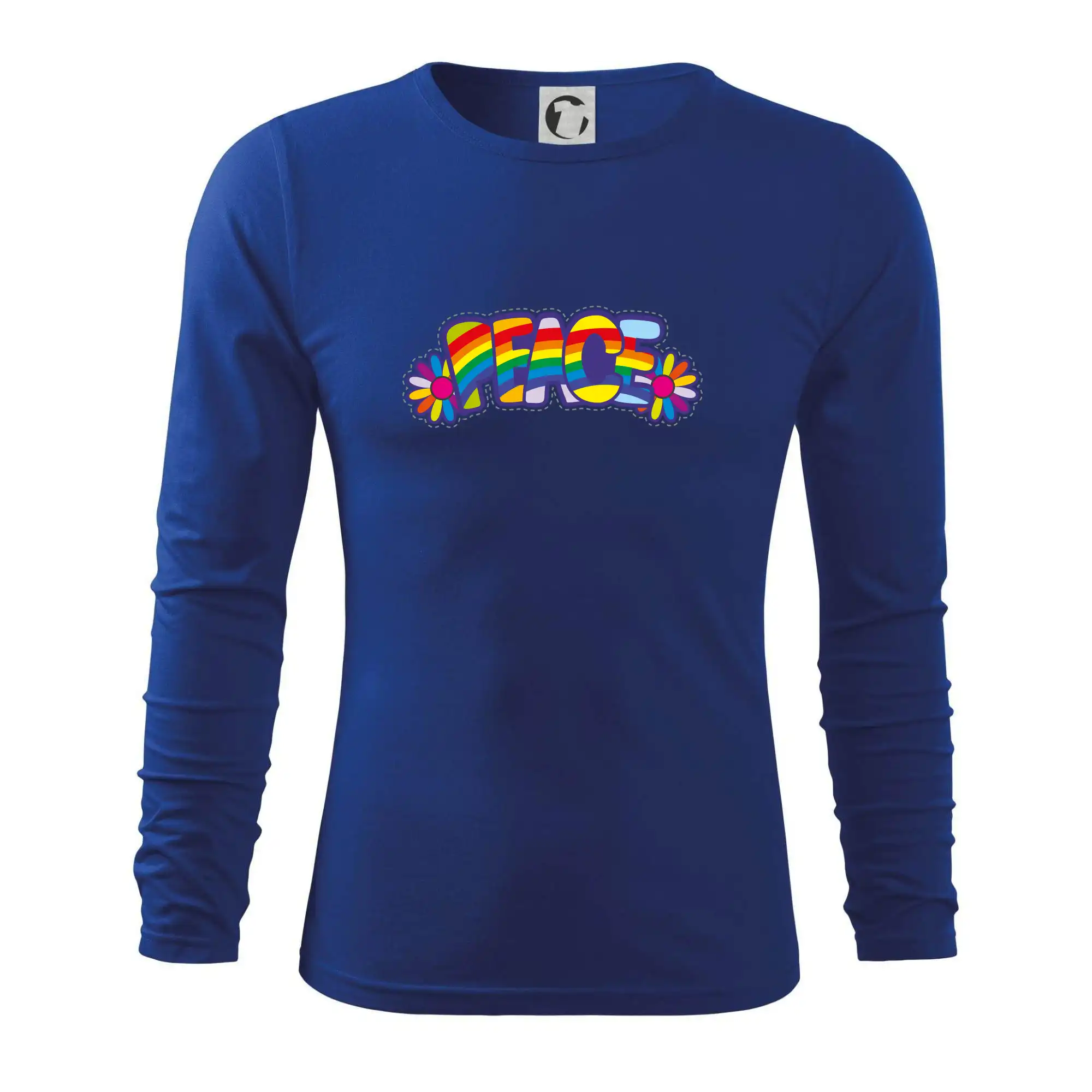 Peace nápis duhový