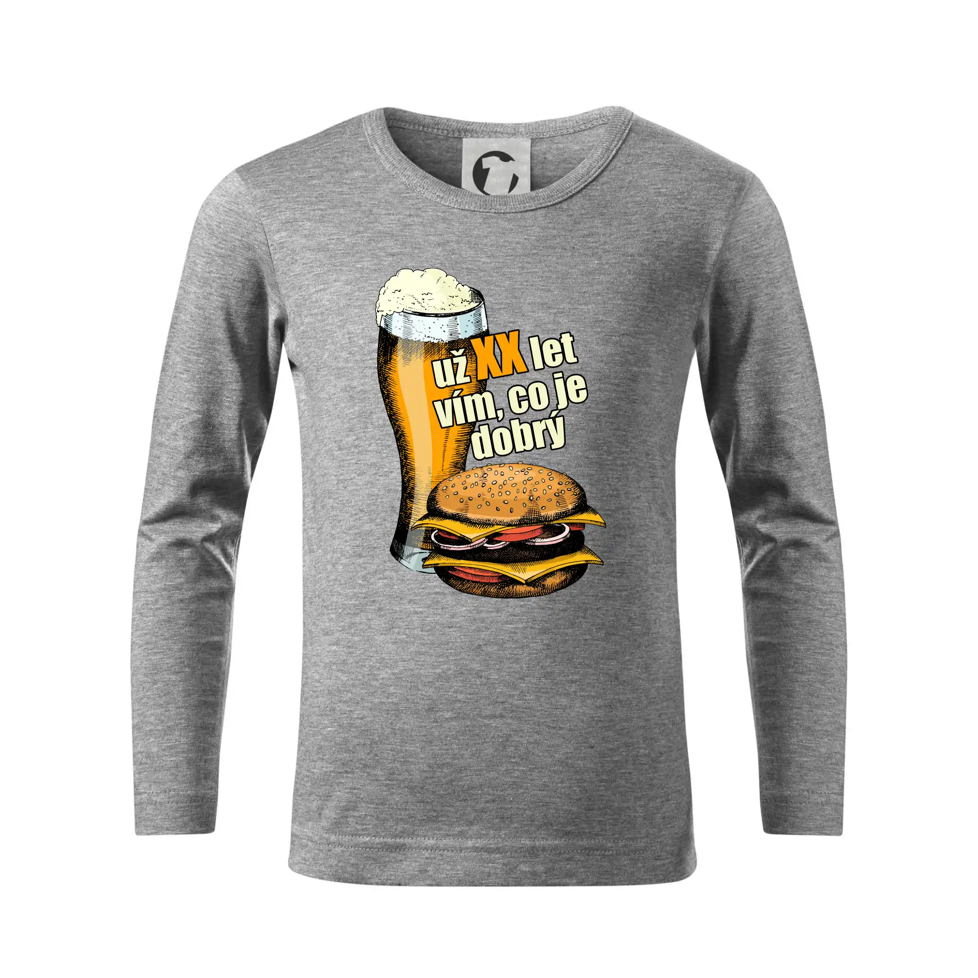 Pivo a burger vím co je dobrý
