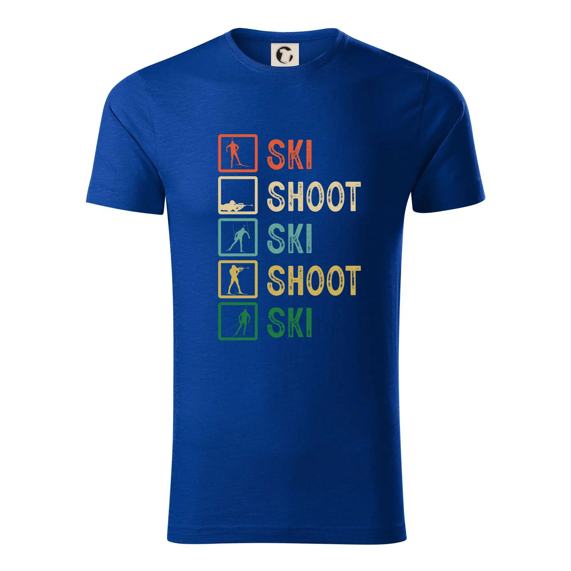 Biatlon ski shoot ski