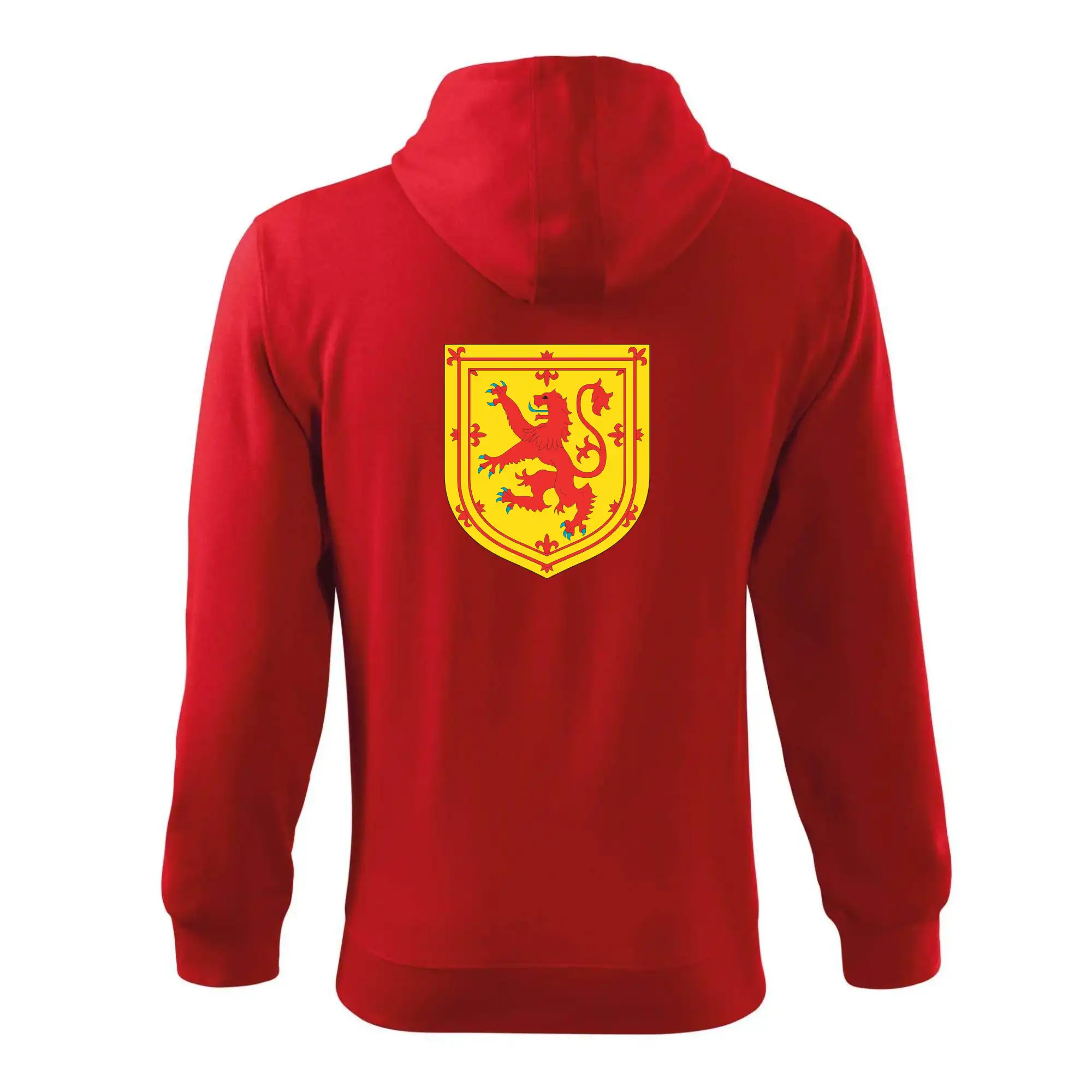 Skotský lev na hrudi