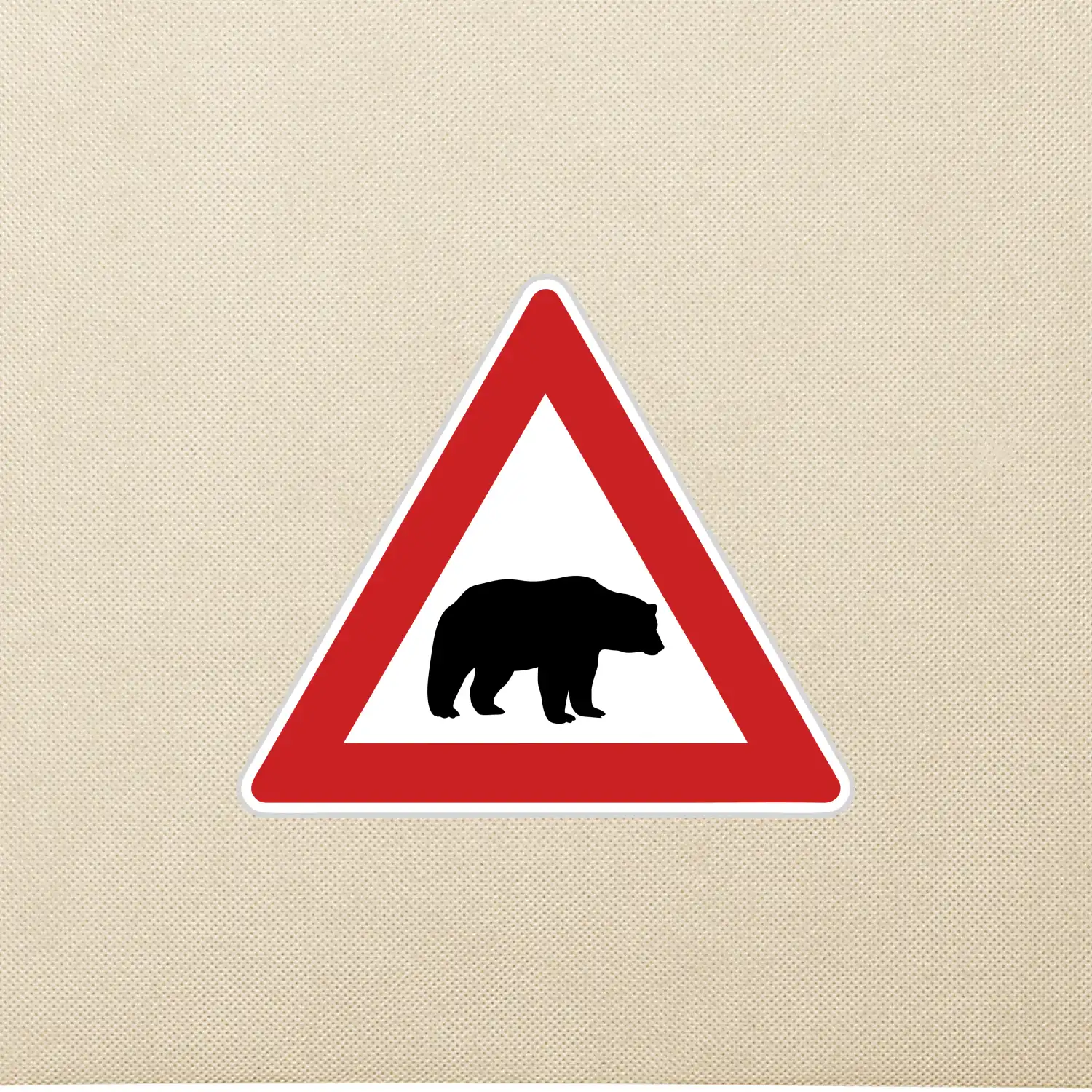 Dopravní značka - Pozor lední medvěd