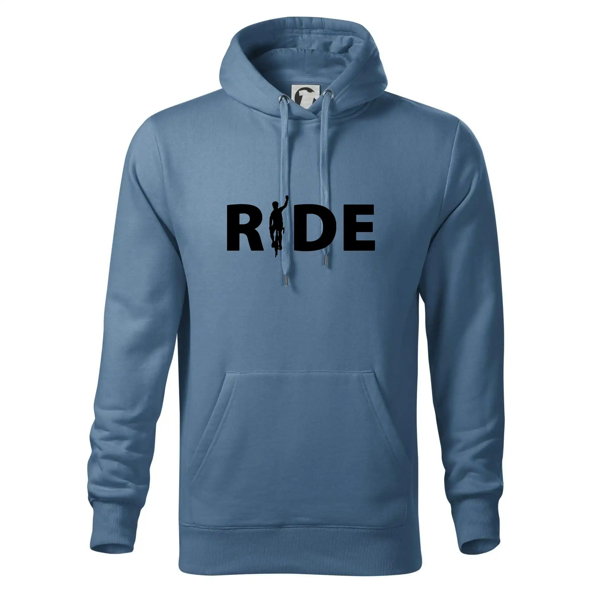 Ride - nápis s cyklistou