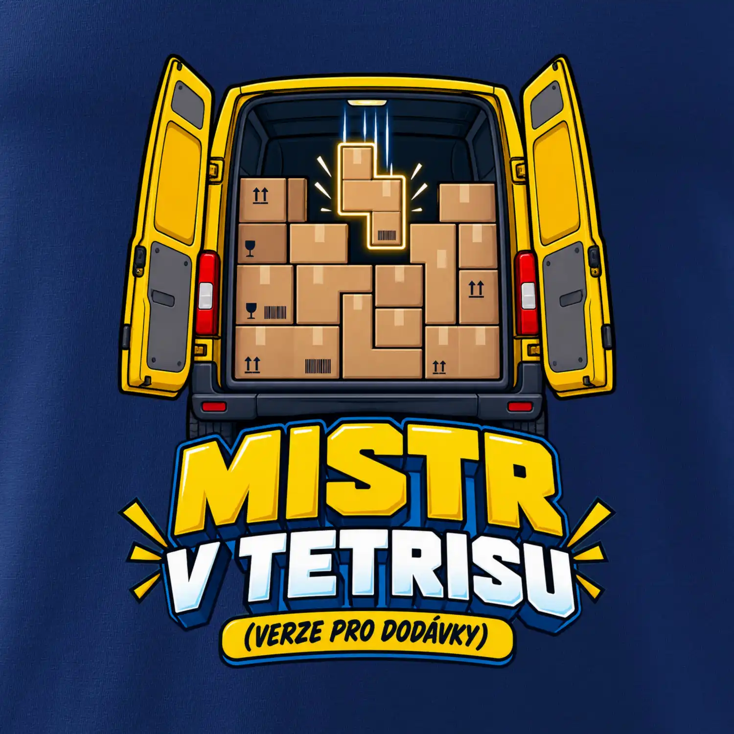 Mistr v tetrisu pro dodávky
