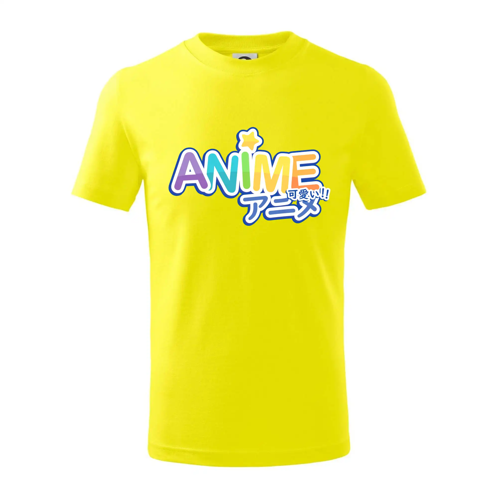 Anime nápis duhový