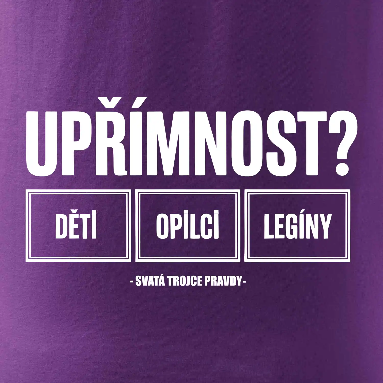Upřímnost dětí opilci a legíny