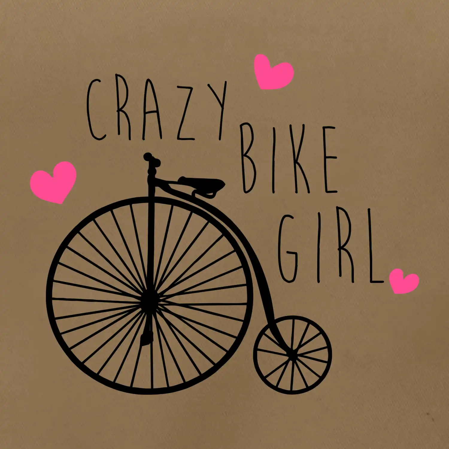 Crazy bike girl