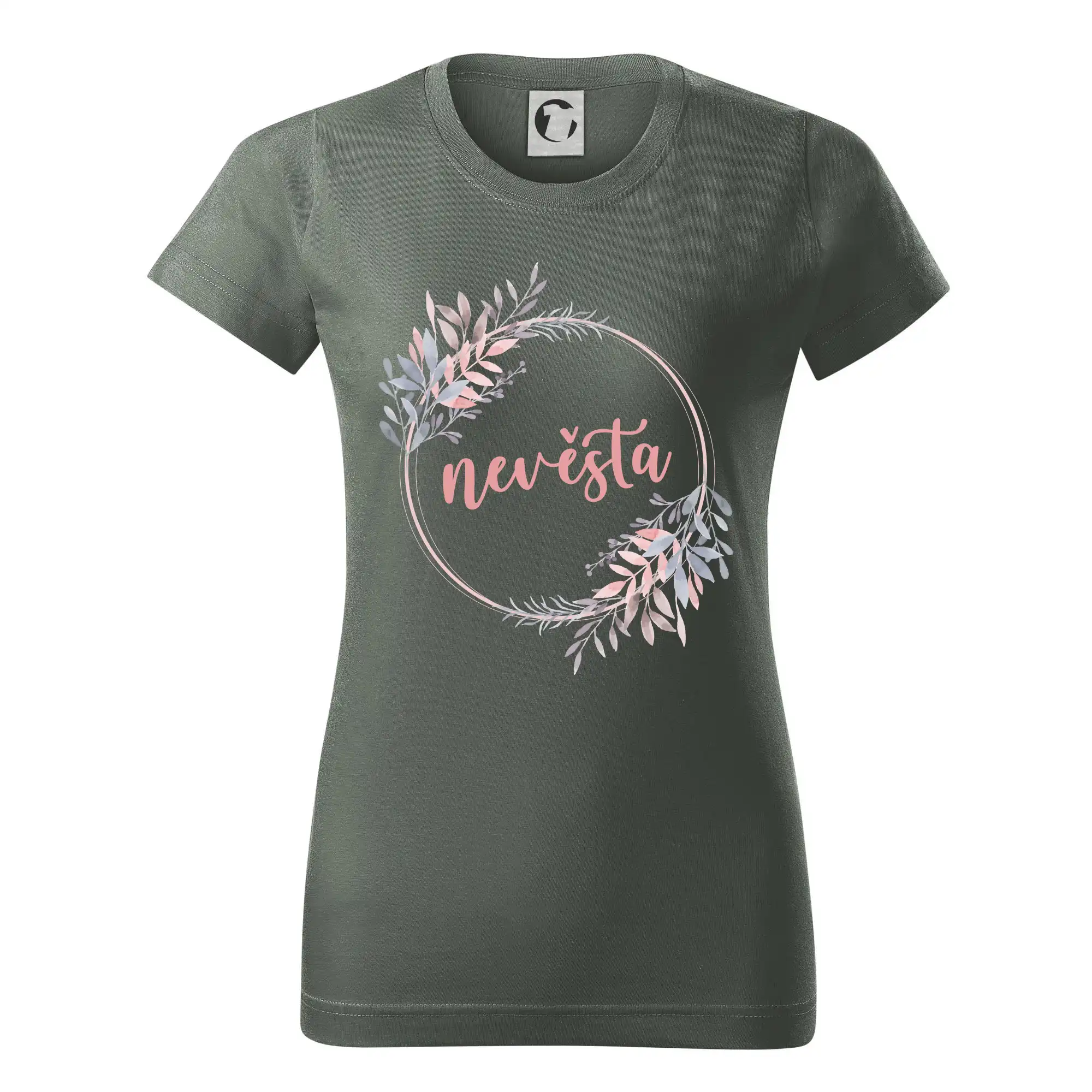 Nevěsta květinový kruh růžový