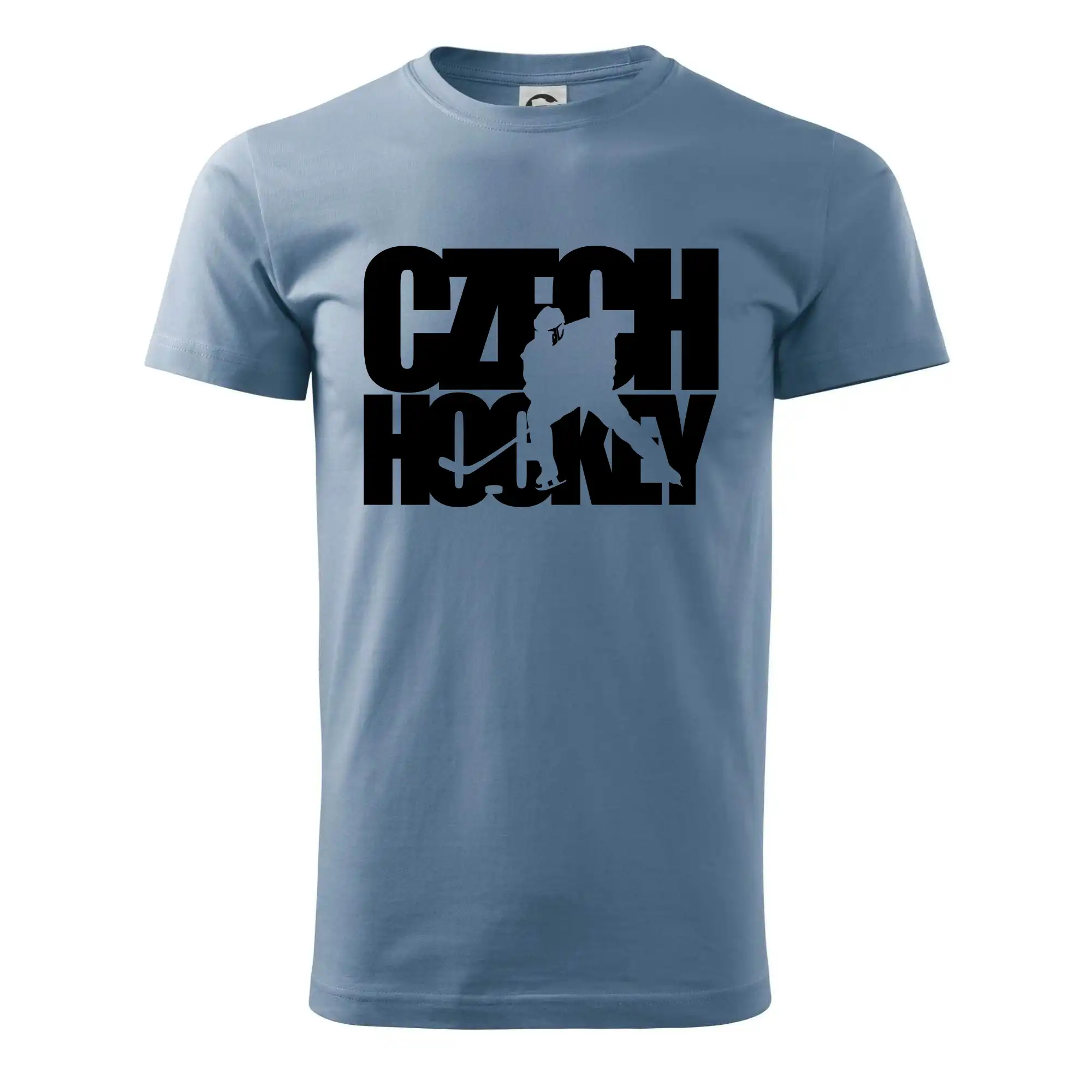 Czech hockey - nápis s hokejistou - Mistrovství světa v ledním hokeji 2026