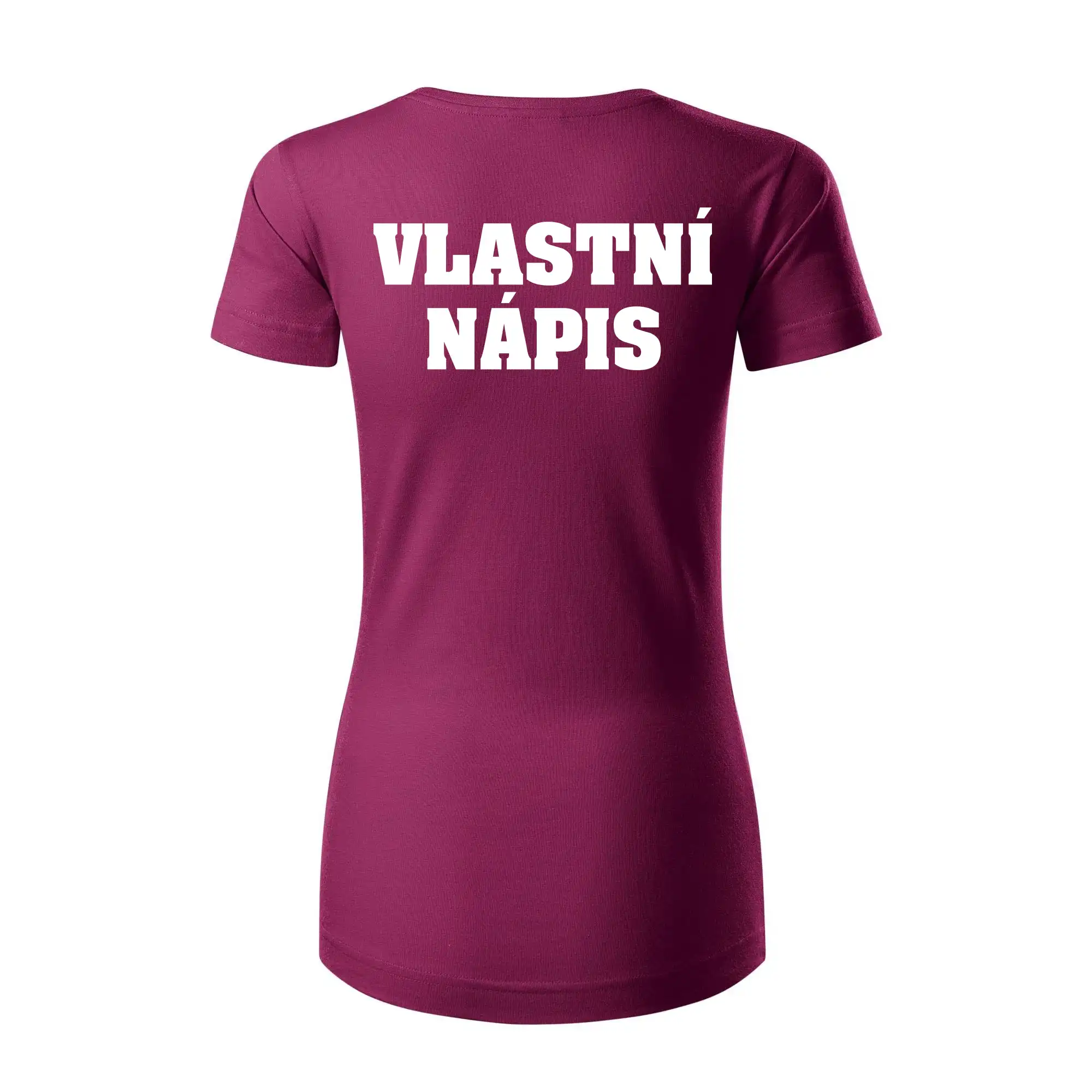 Hvězda života - vlastní nápis vpředu a vzadu