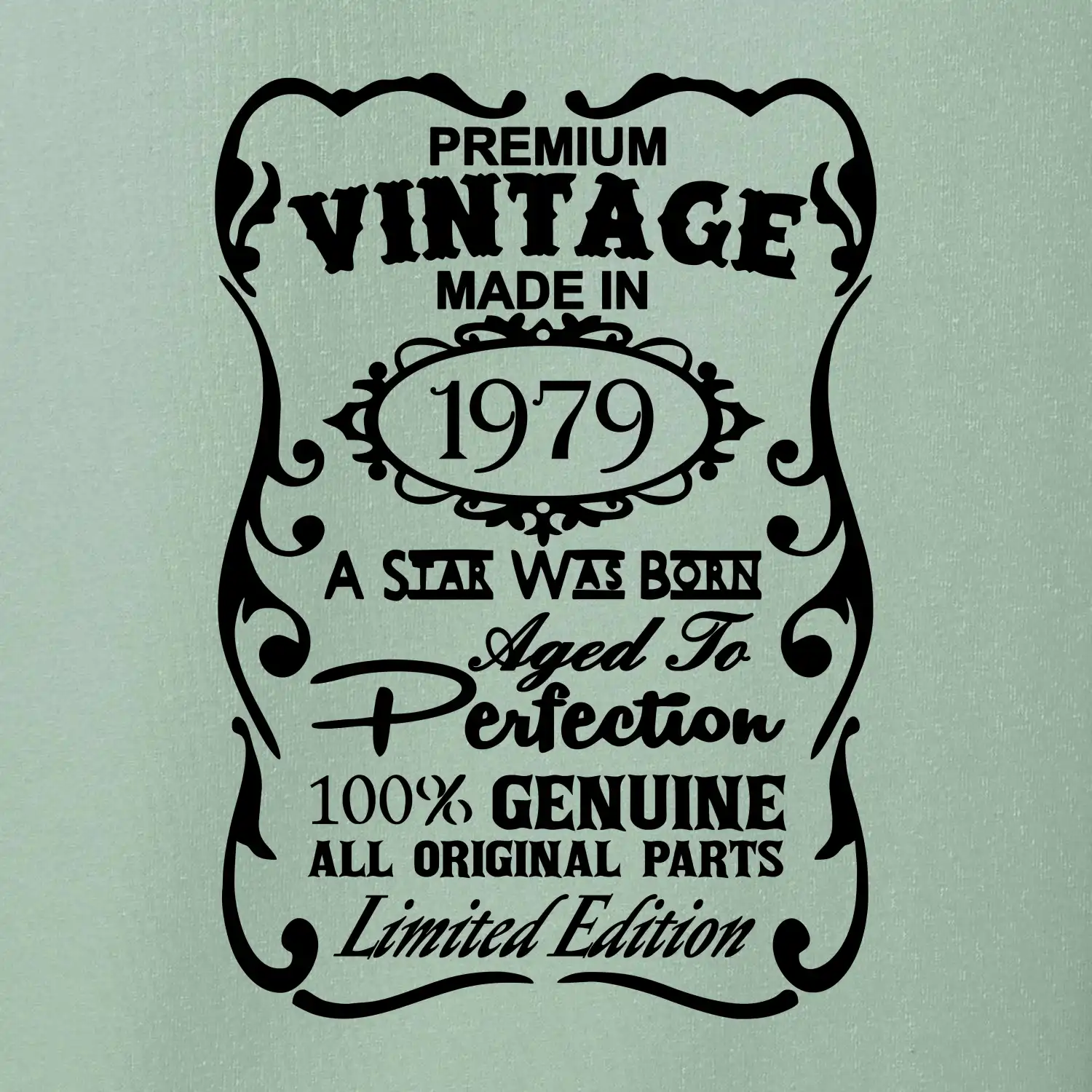 Vintage Etiketa - 1979