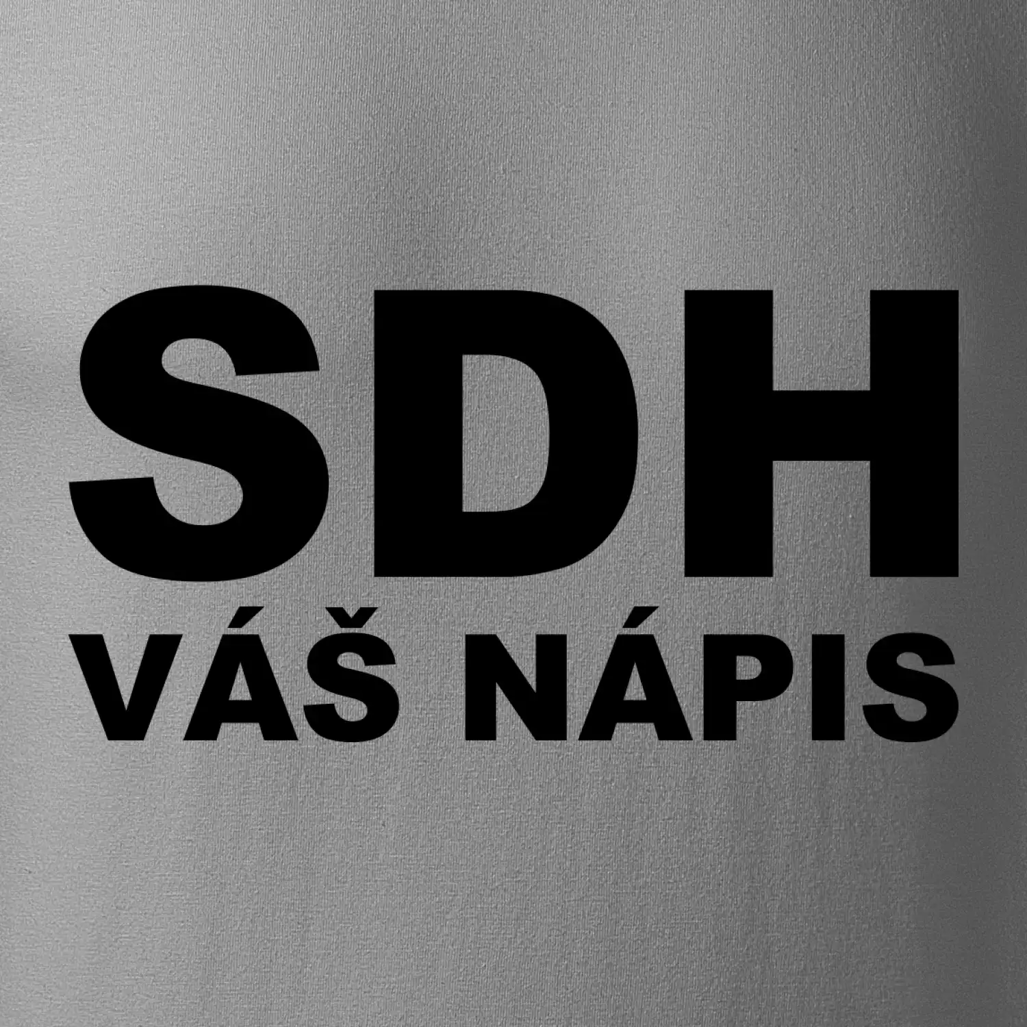 SDH nápis - vlastní nápis