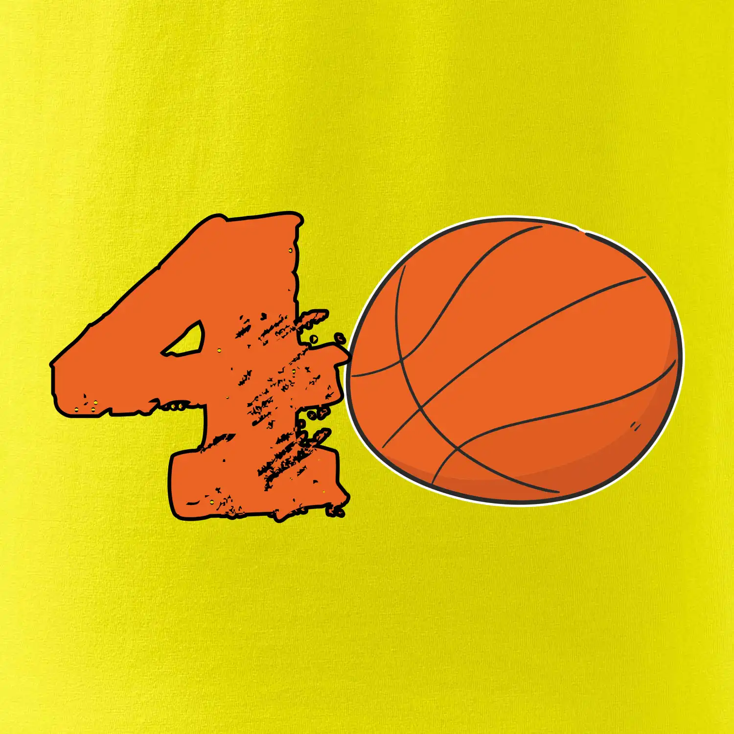 Basketball kulaté narozeniny 40
