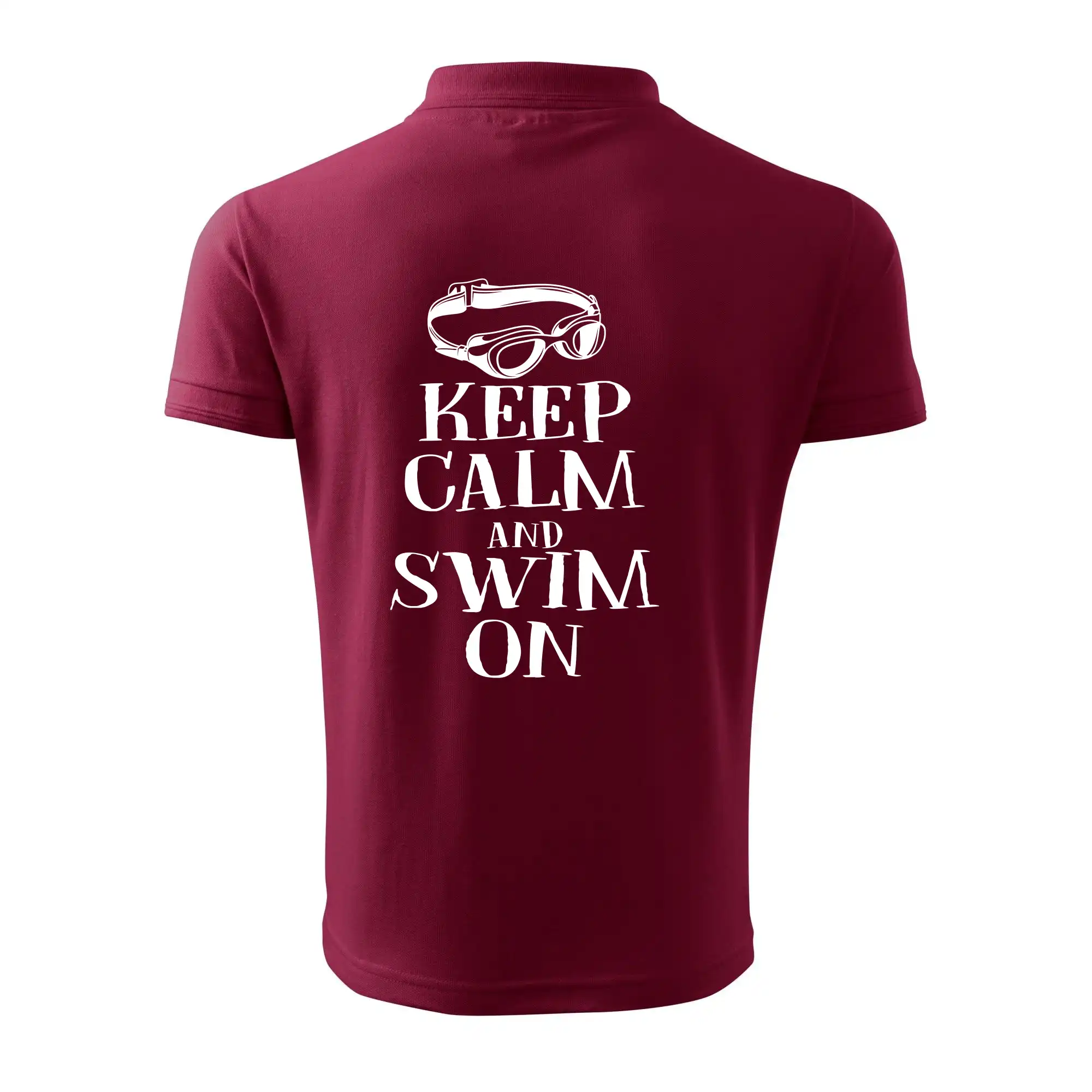 Keep calm and swim on