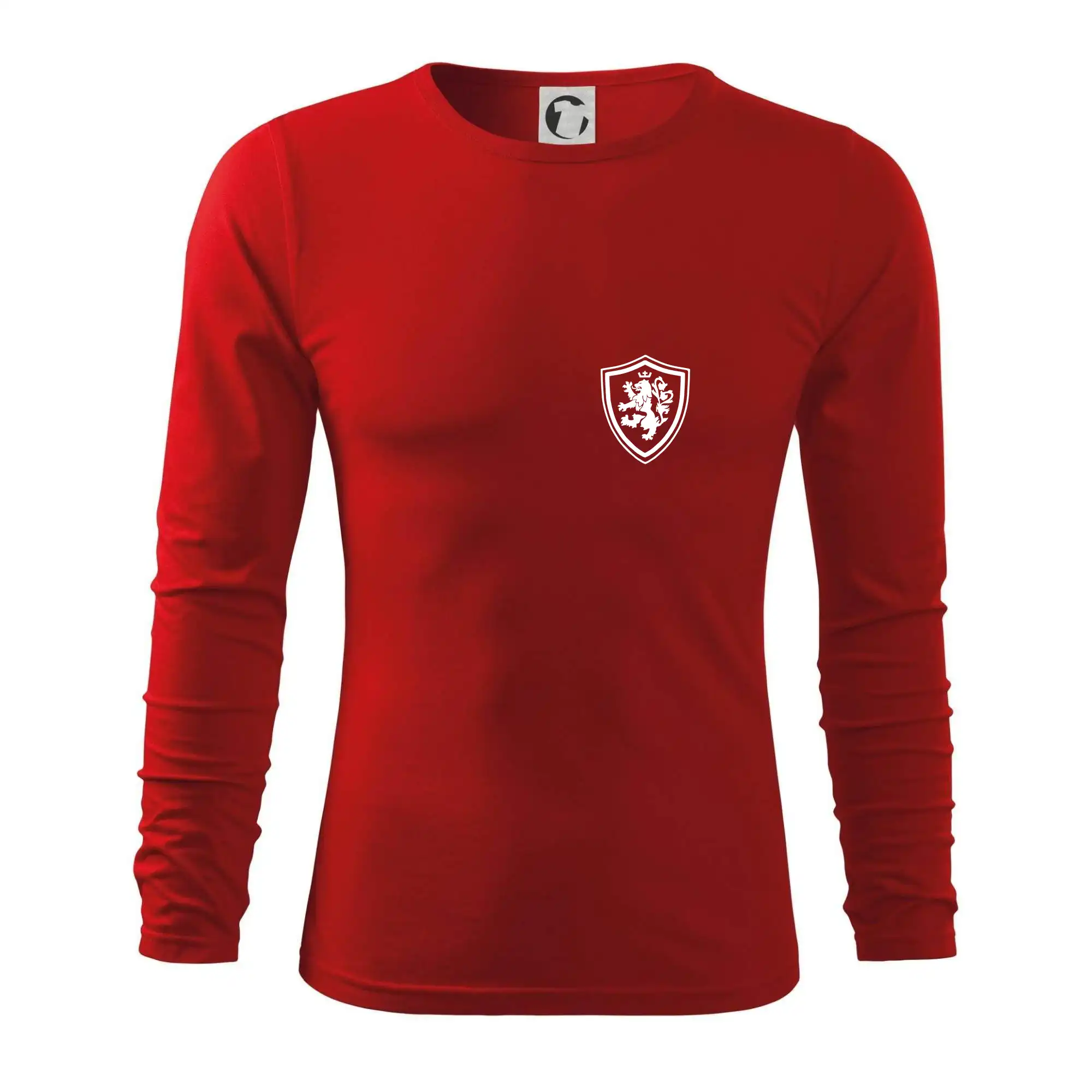 Český lev erb na prsu a na zádech