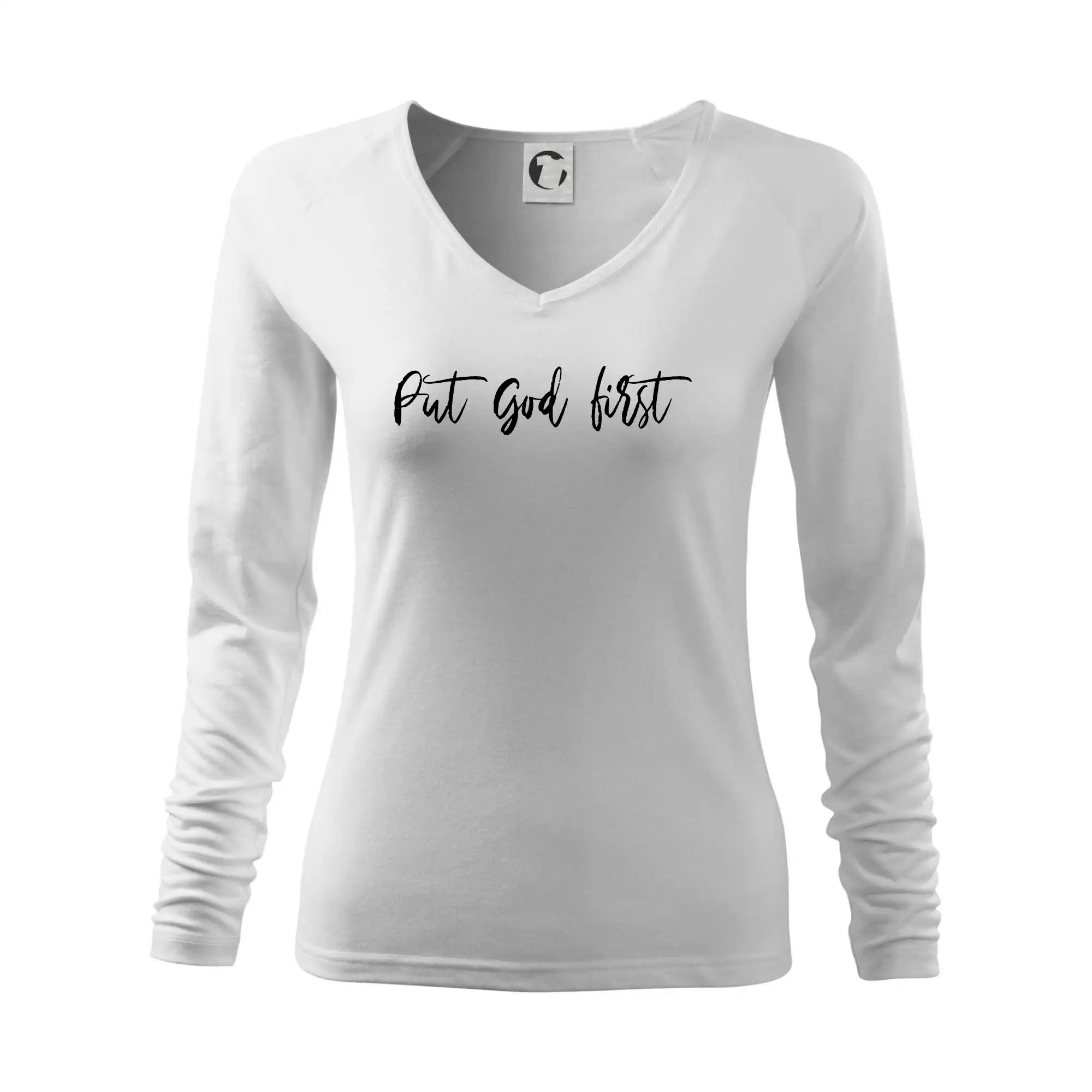 Put God first psací nápis