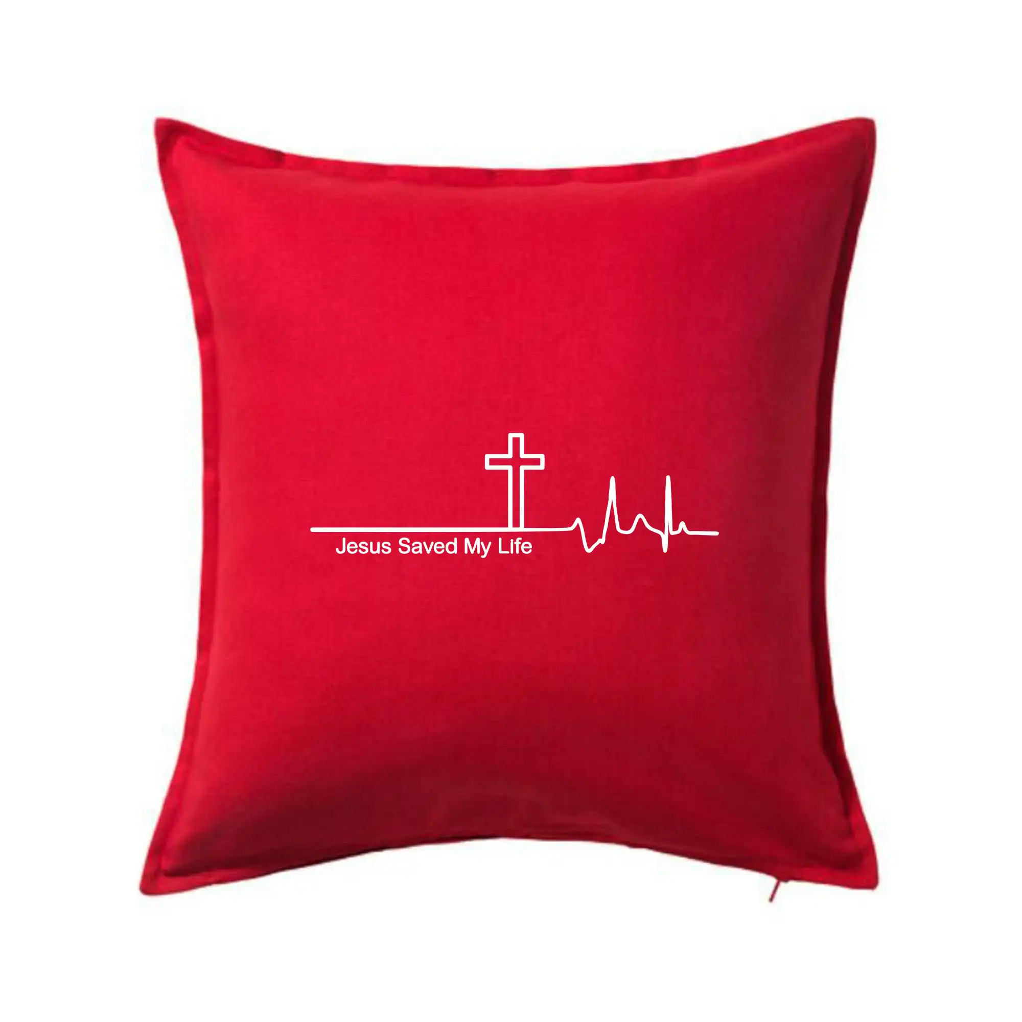 Jesus Saved My Life kříž ekg