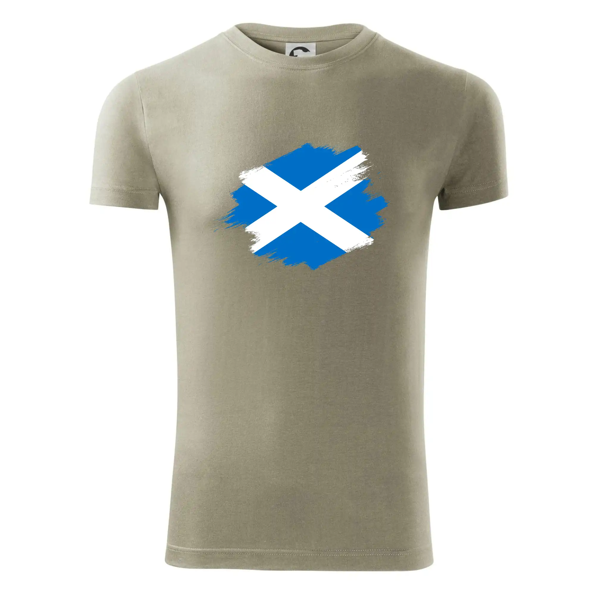 Skotská vlajka kreslená štetcem