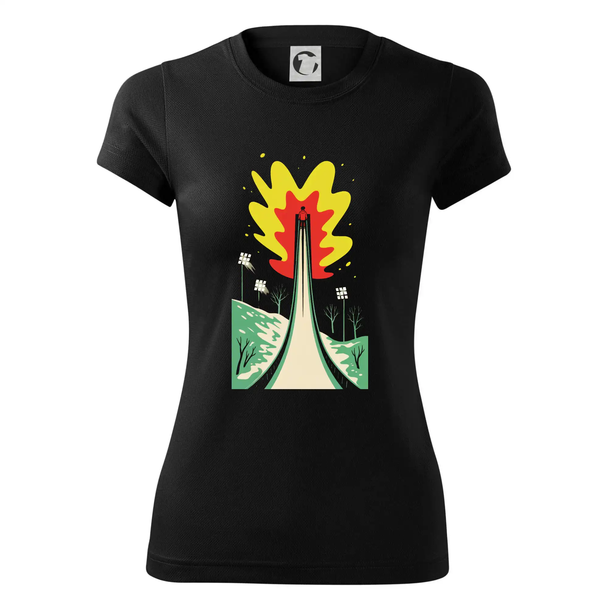 Skokanské můstky abstraktní