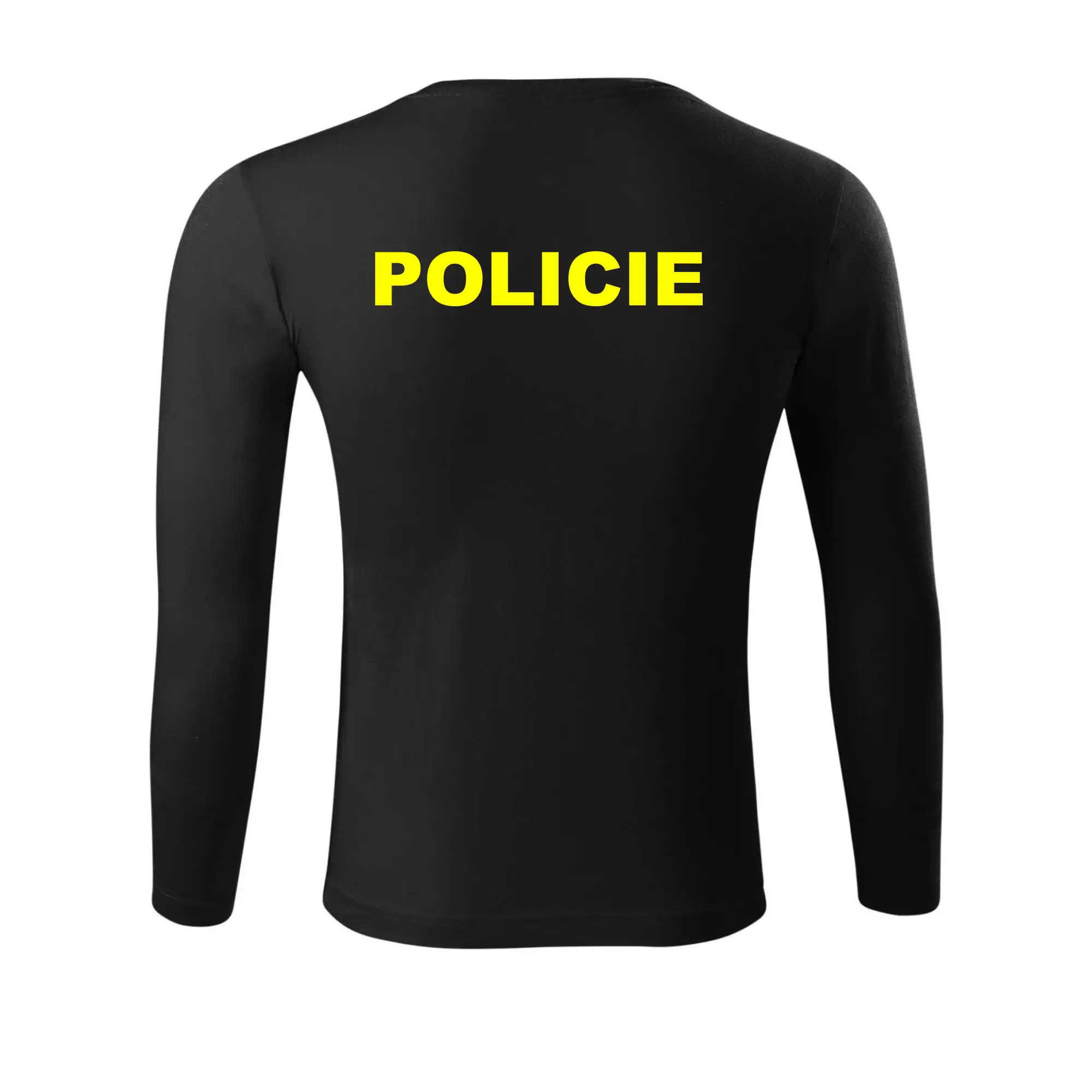 Policie Nápis žlutý