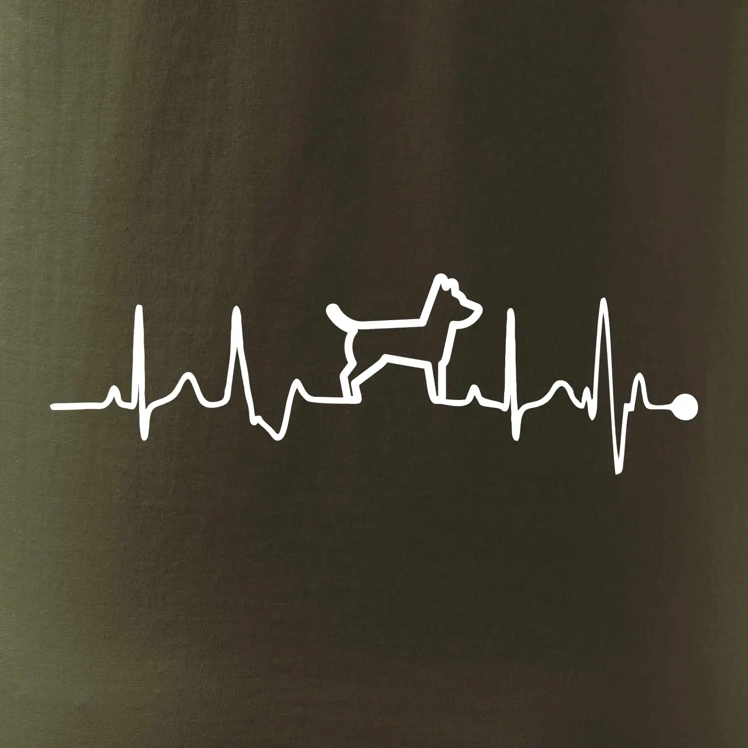 Ekg psí obrys