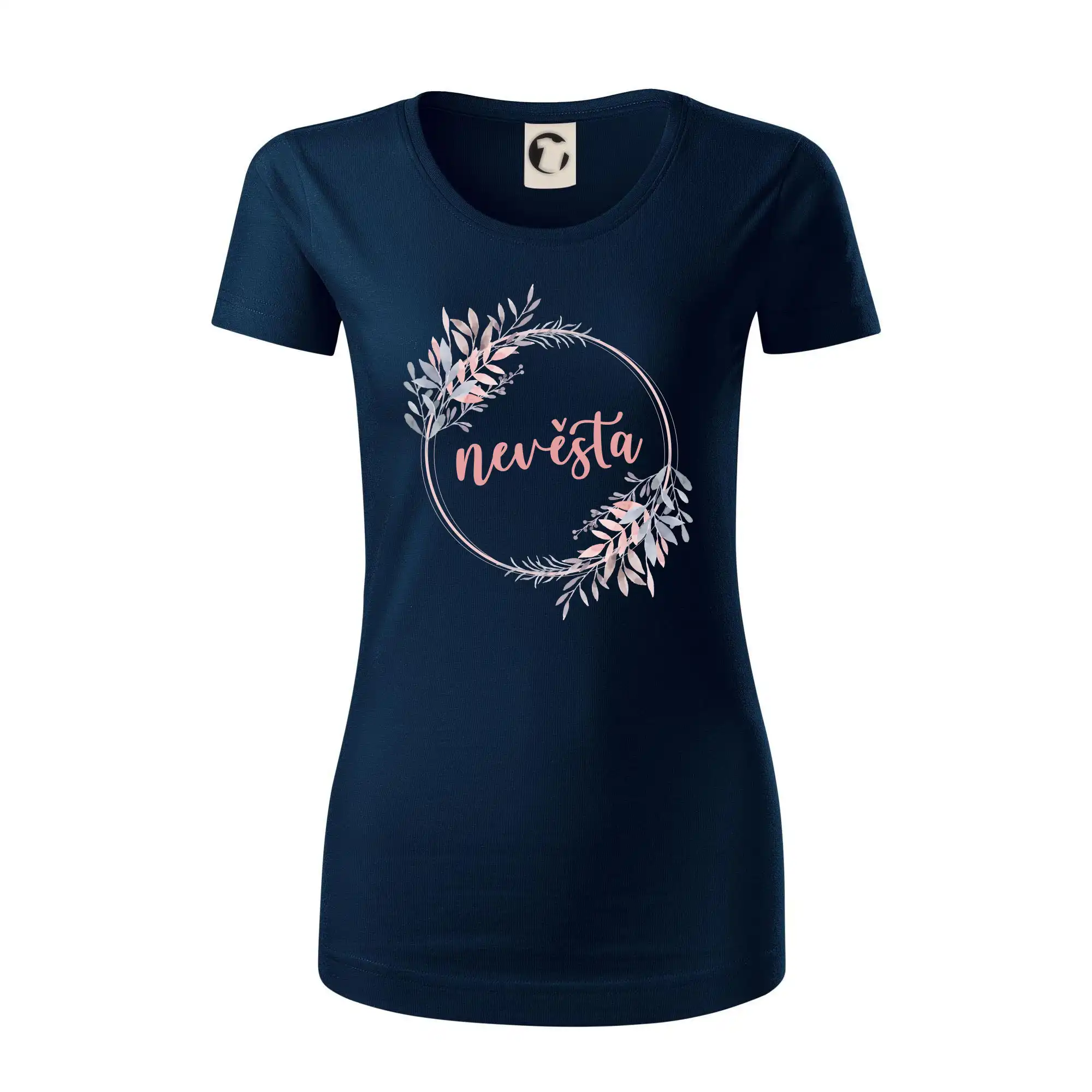 Nevěsta květinový kruh růžový