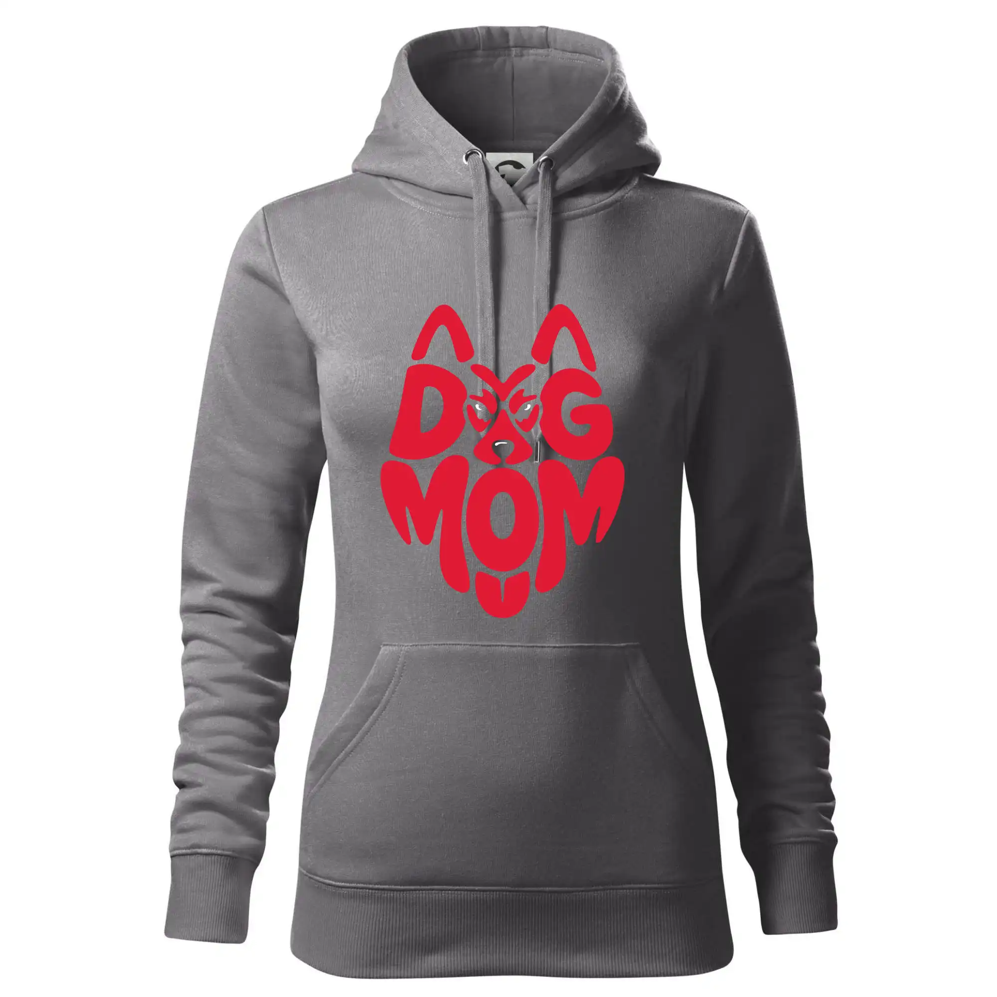 Dog mom nápis v hlavě