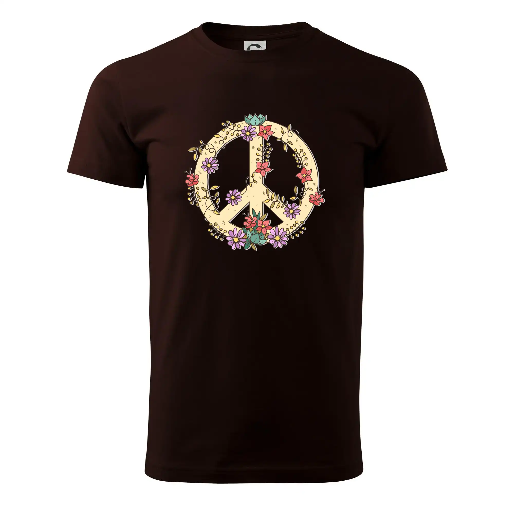 Peace symbol pískový