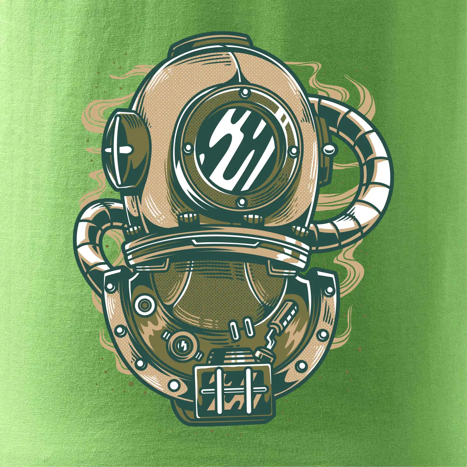 Starý potapěčský skafandr
