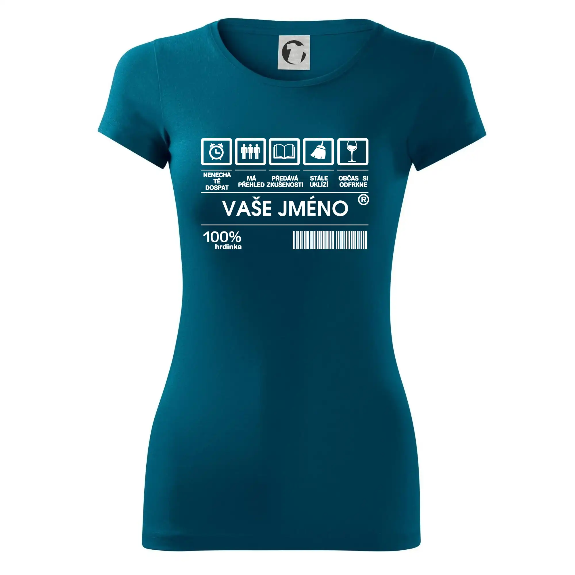 Vaše jméno - čárový kód