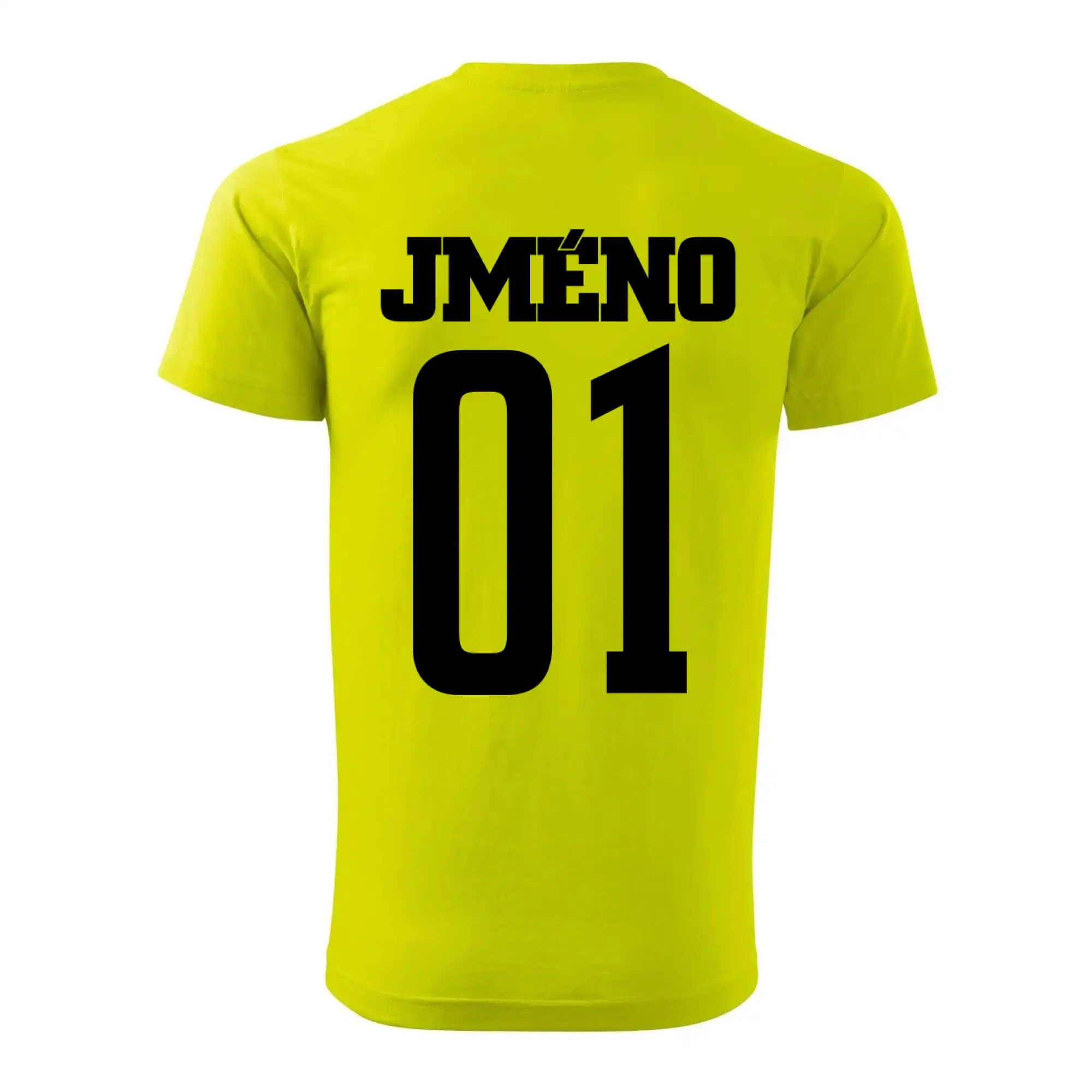 Fotbalový dres - vlastní jméno a číslo