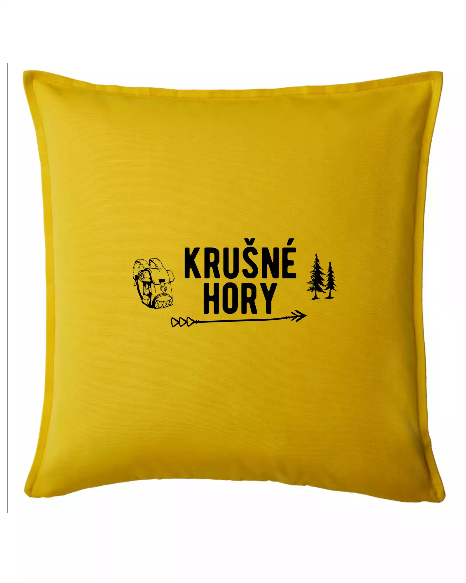 Krušné hory nápis