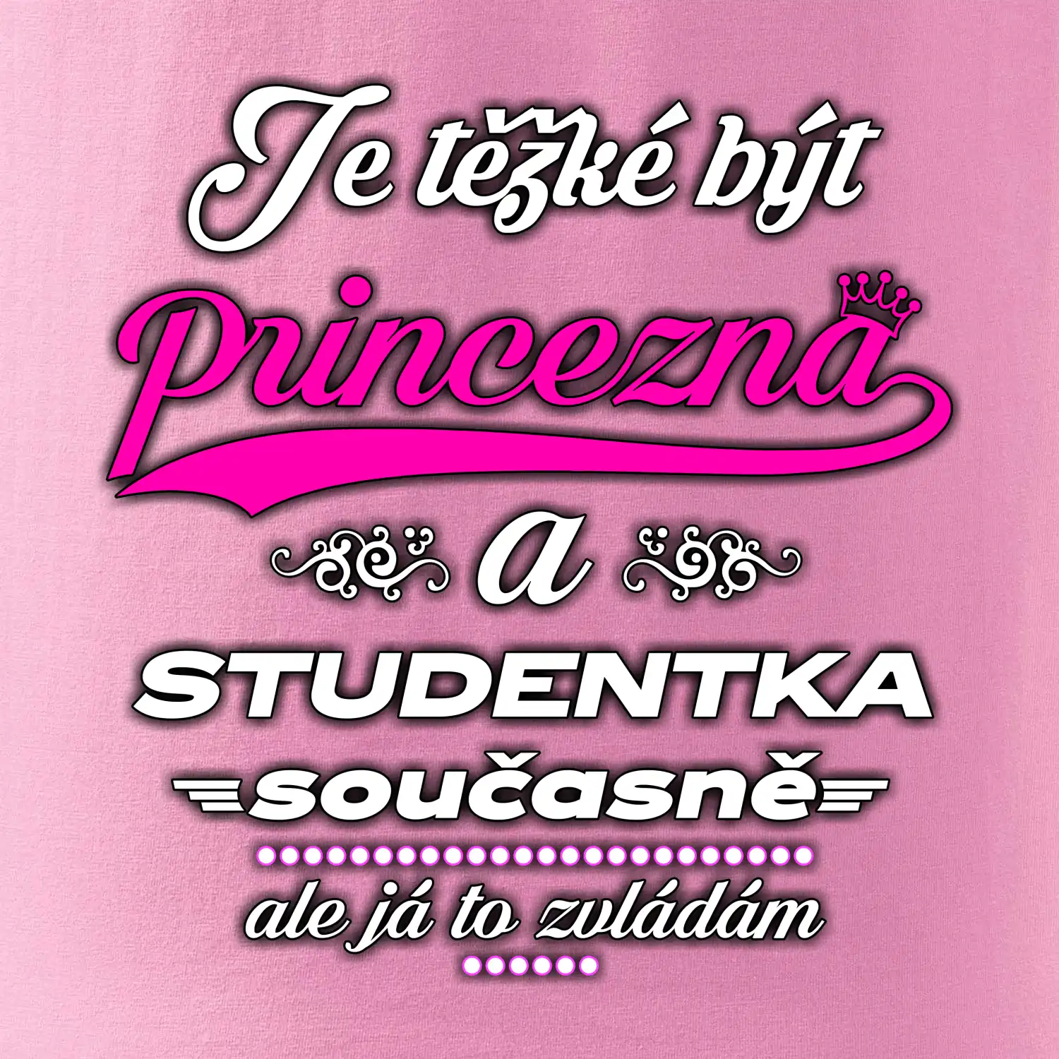 Je těžké být princezna - studentka