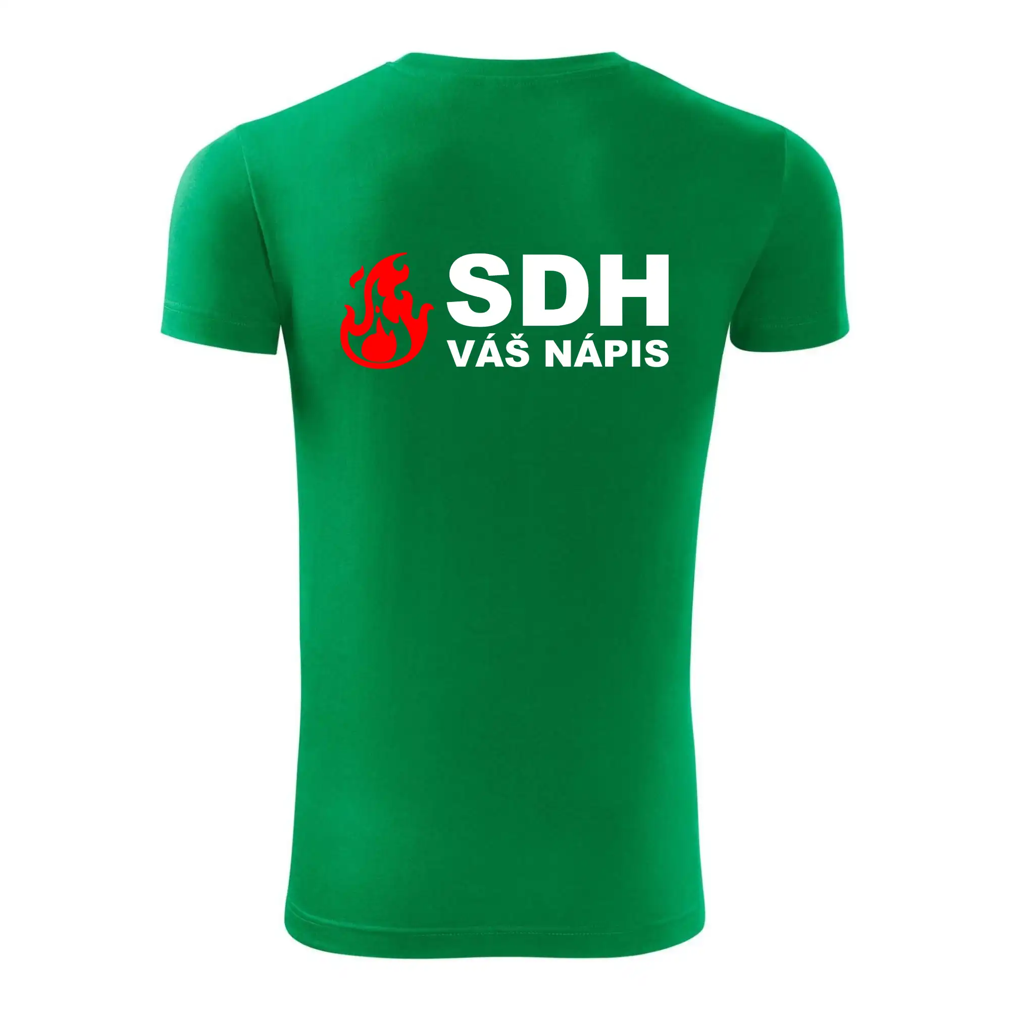 SDH nápis (oheň, firesport, název sboru - vlastní nápis)