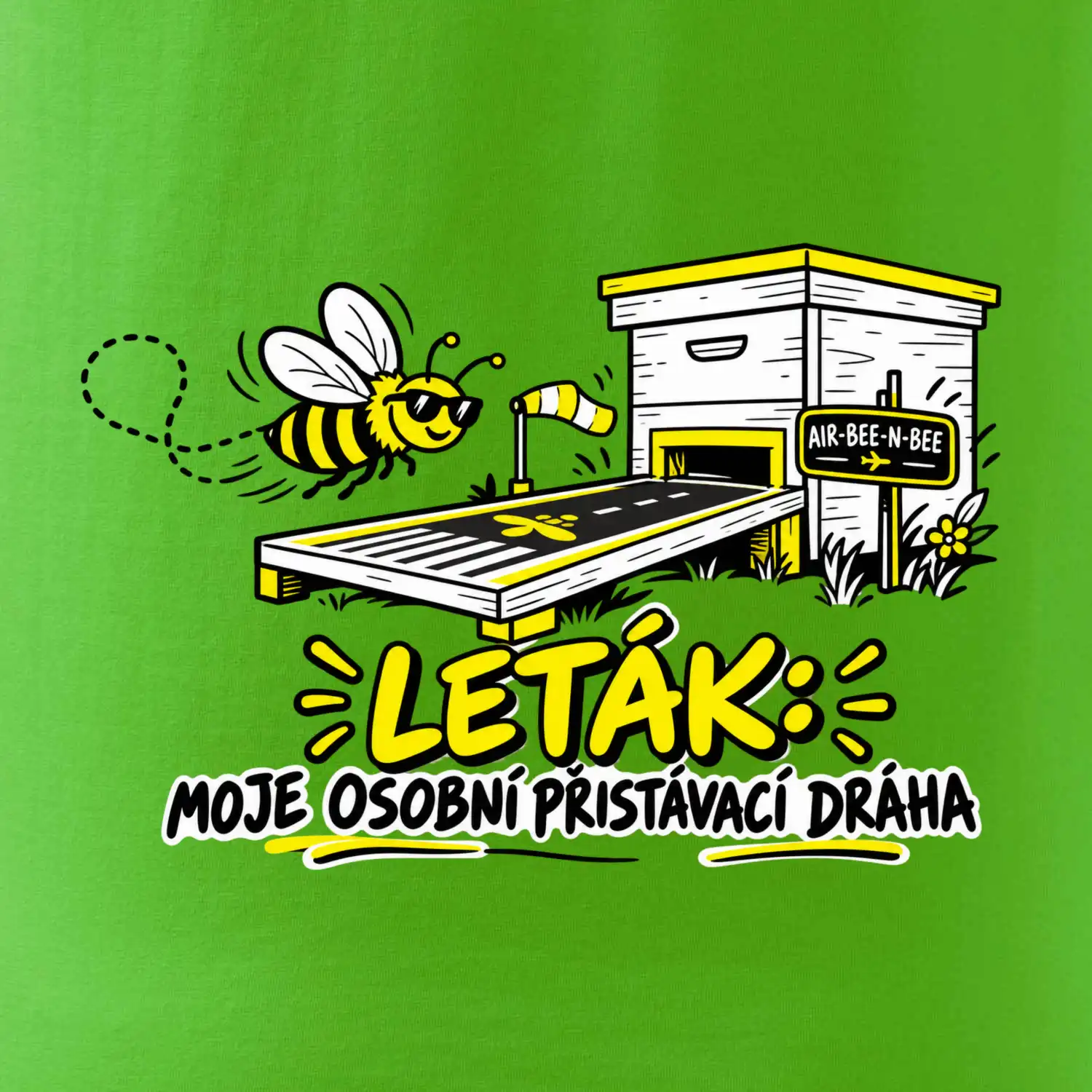 Leták moje osobní přistávací dráha