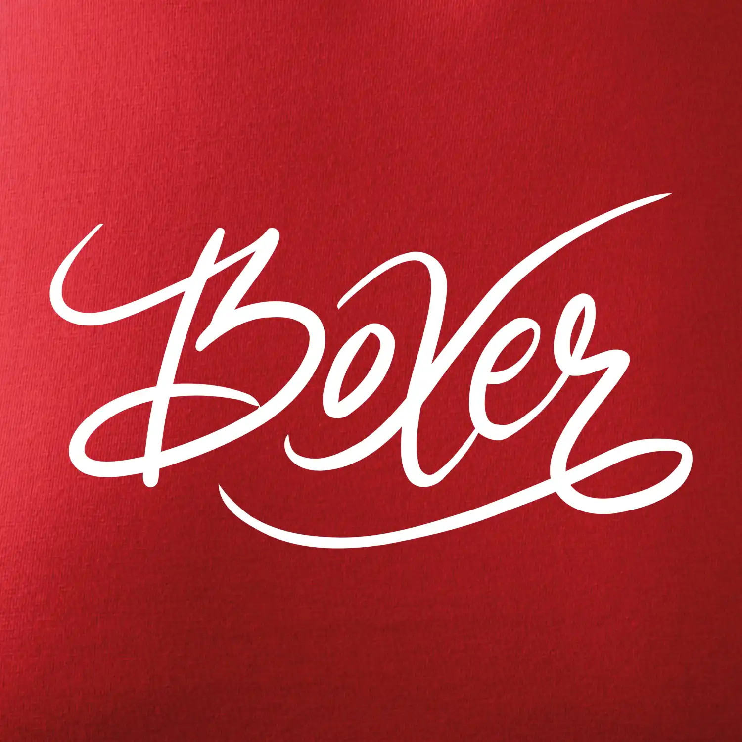 Boxer - nápis okrasný