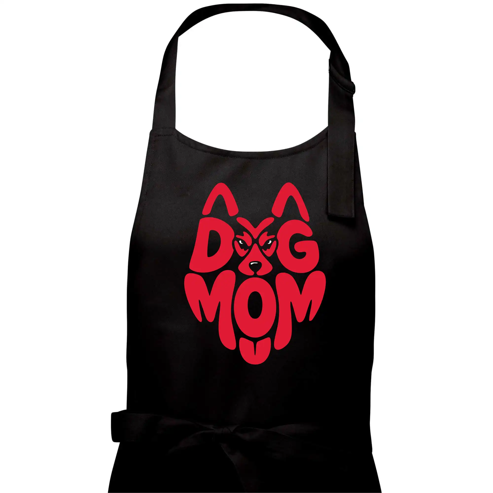 Dog mom nápis v hlavě