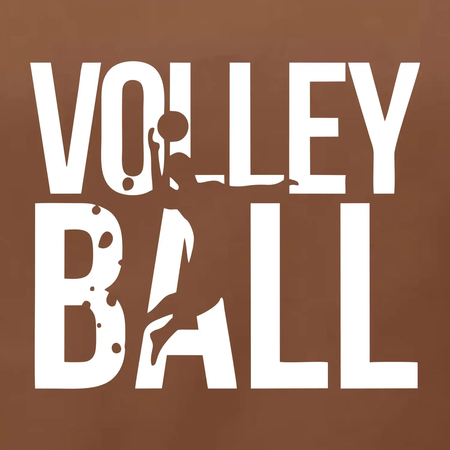 Volleyball nápis