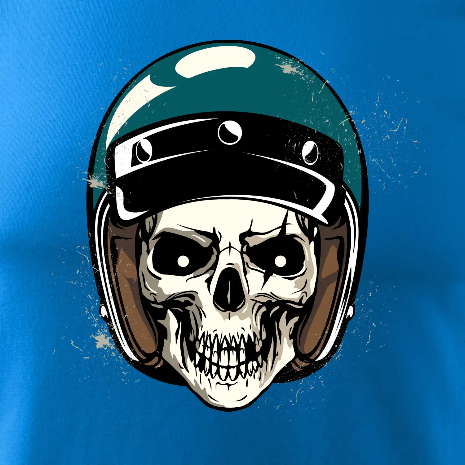 Moto helma modrá