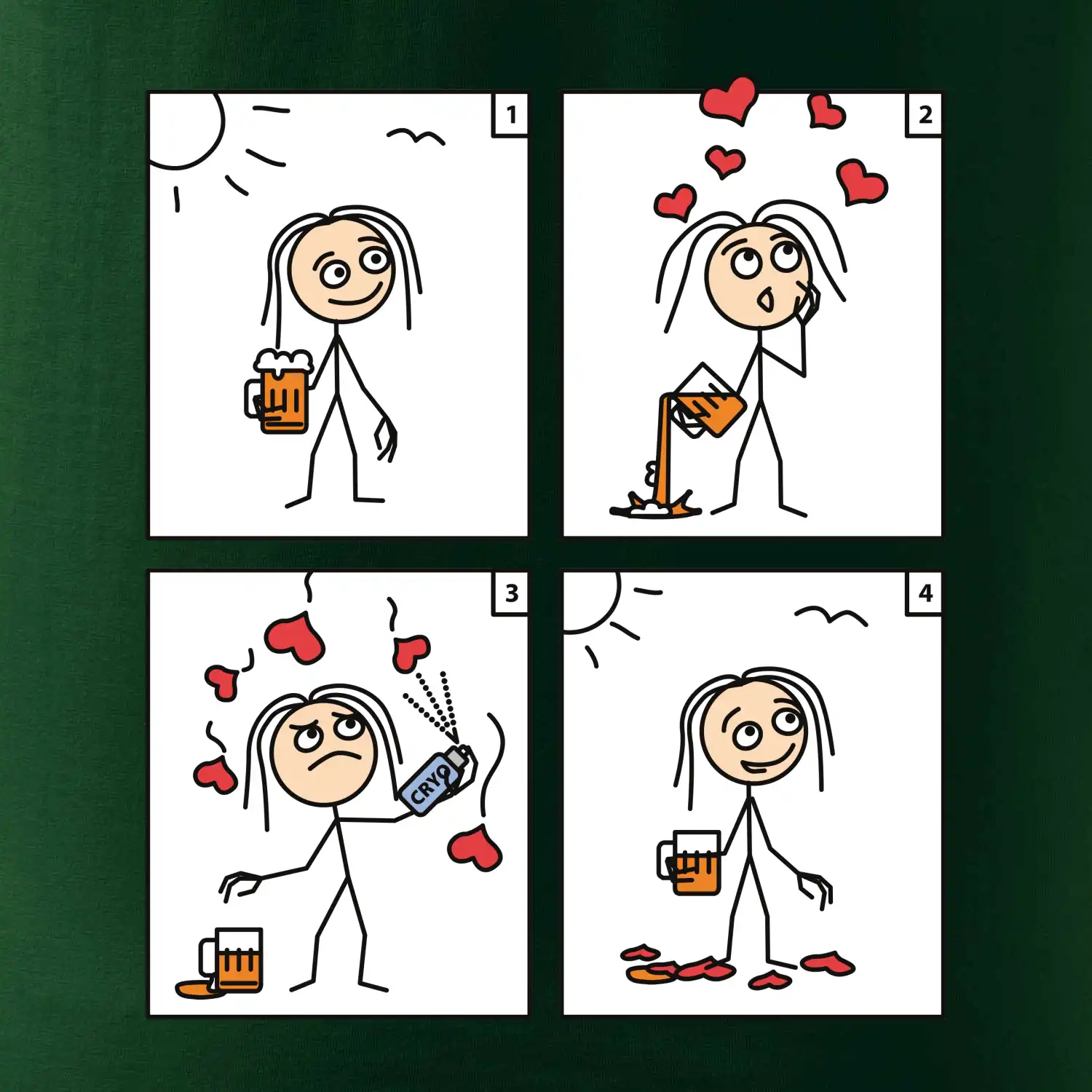 Láska já a pivo (Hana-creative)