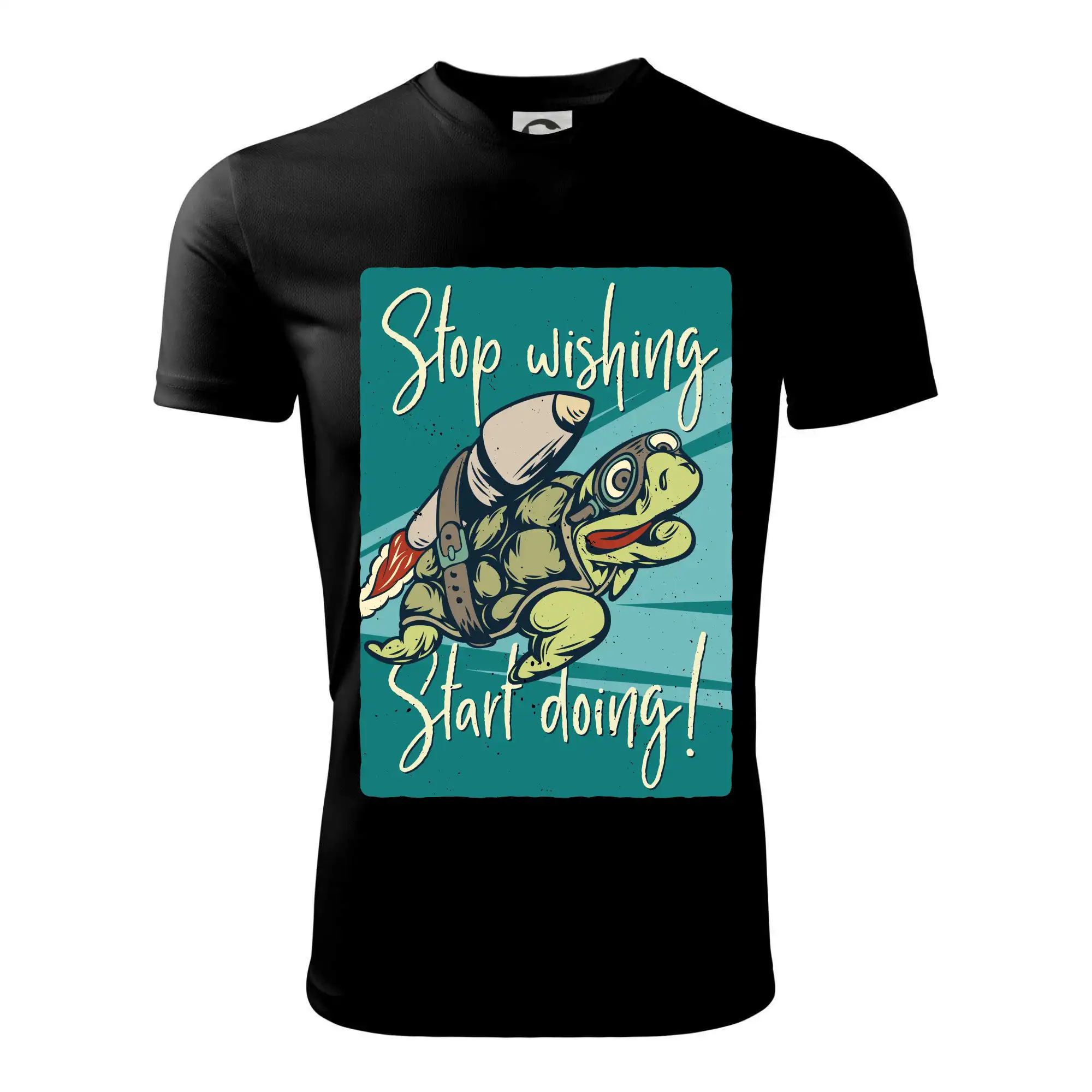 Stop wishing start doing želva