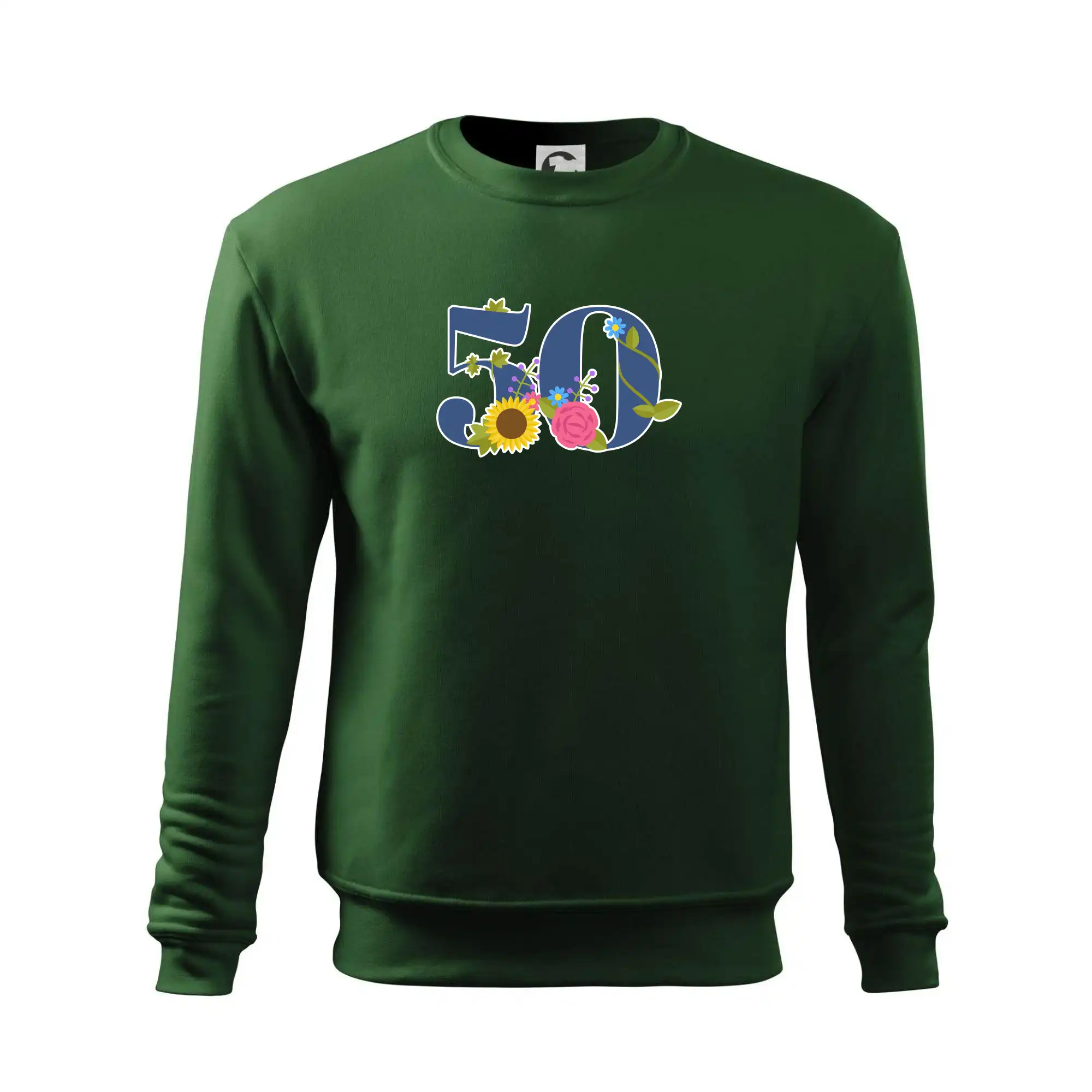 Květinové číslo kreslené - 50