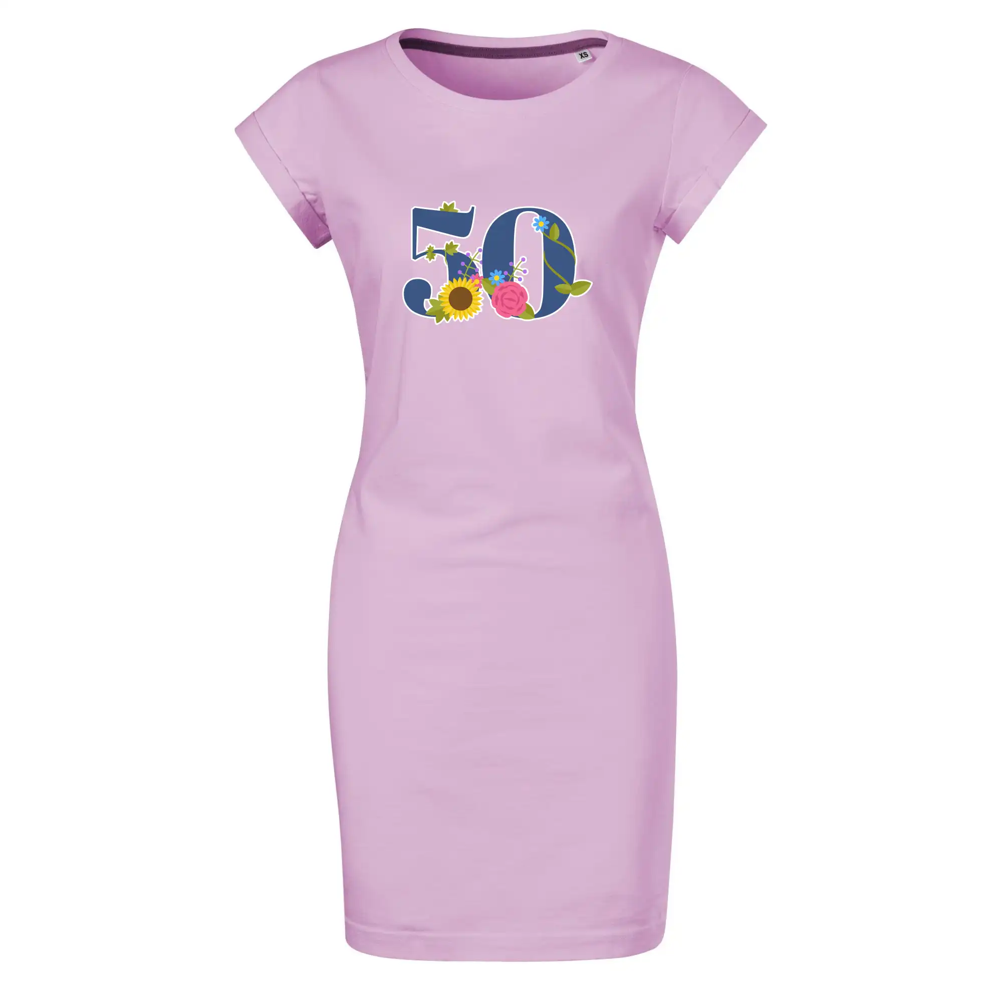 Květinové číslo kreslené - 50