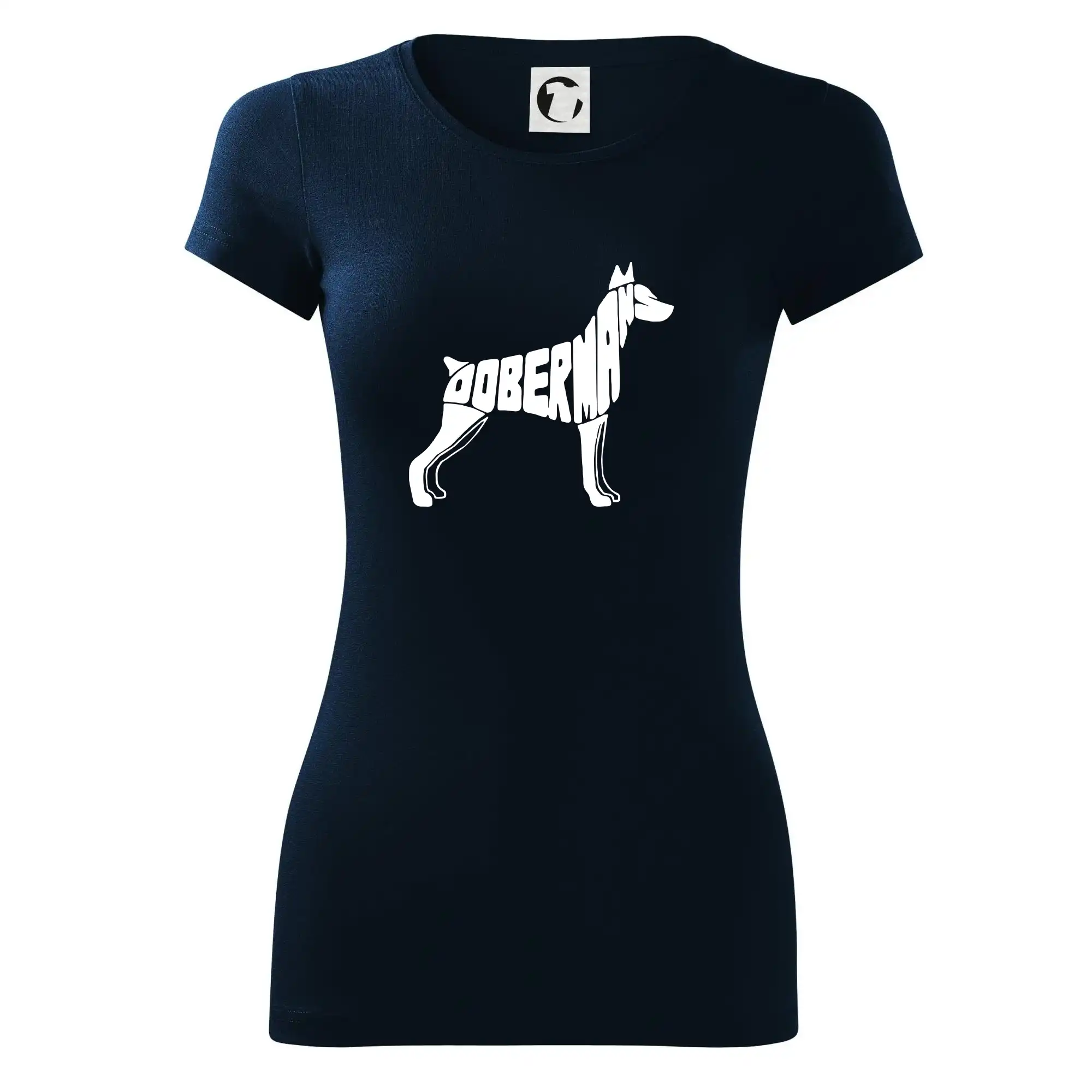 Dobrmans - nápis v tělě