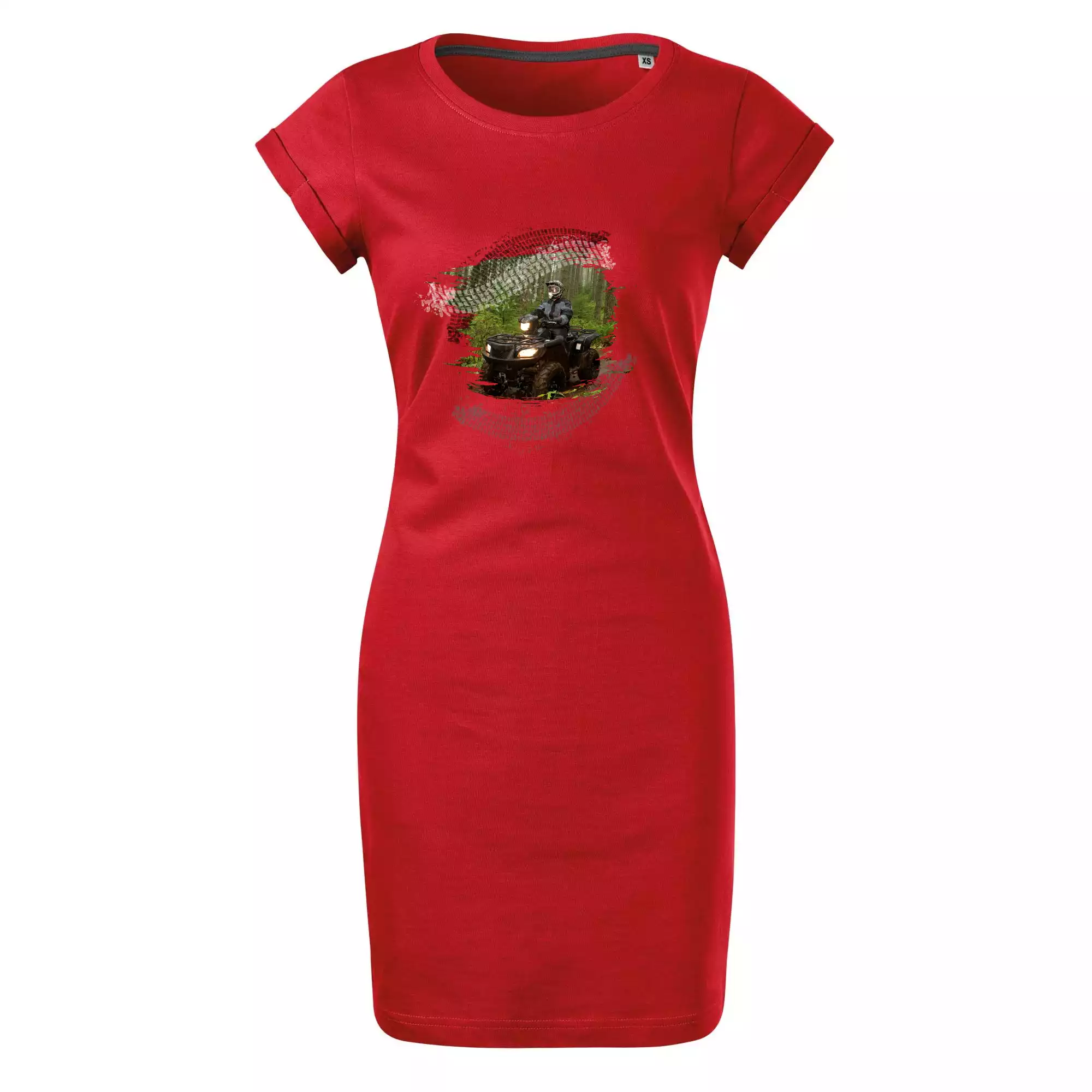 ATV čtyřkolka v lese