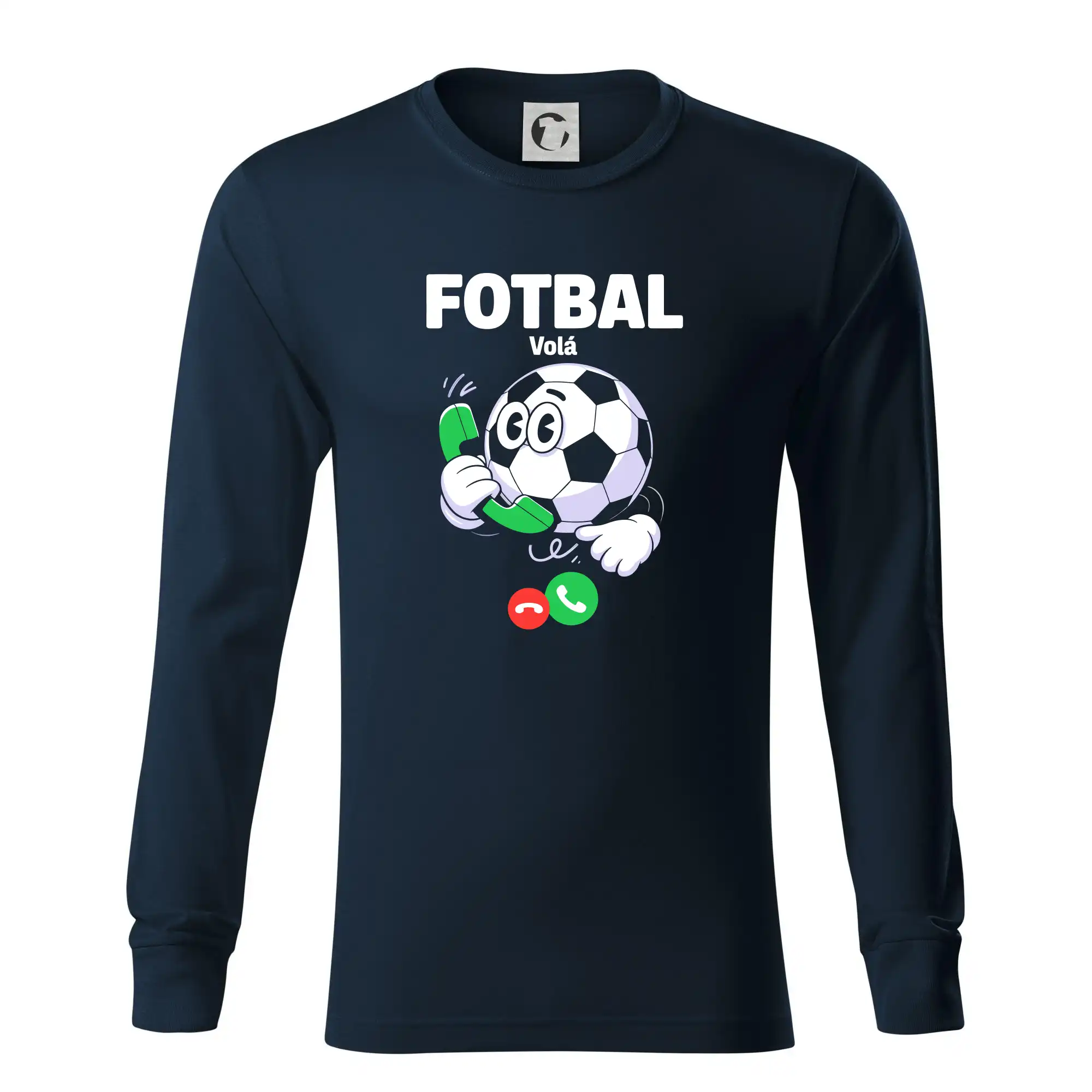 Karikatura fotbal volá