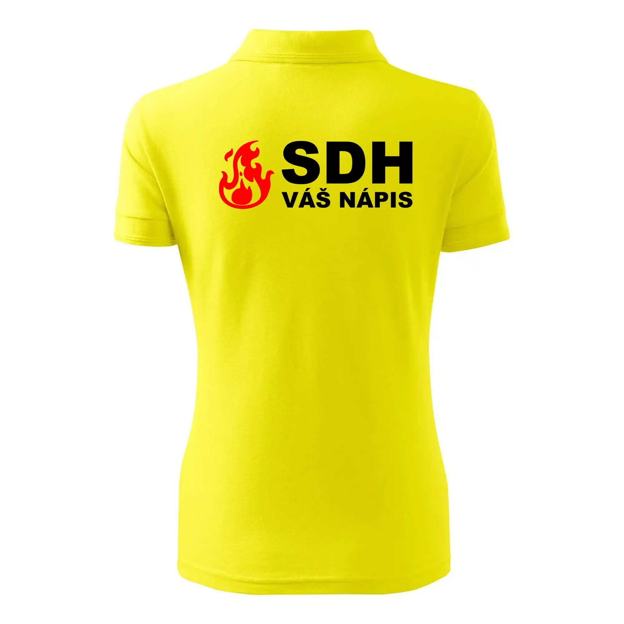 SDH nápis (oheň, firesport, název sboru - vlastní nápis)