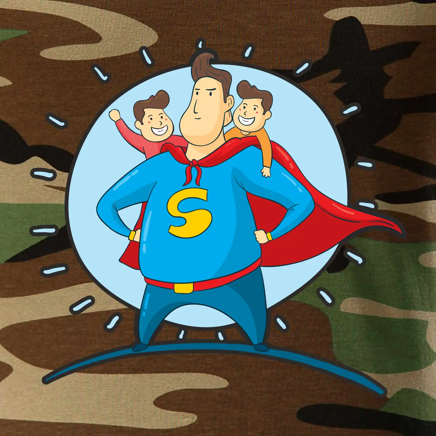 Táta superman - kluk a kluk