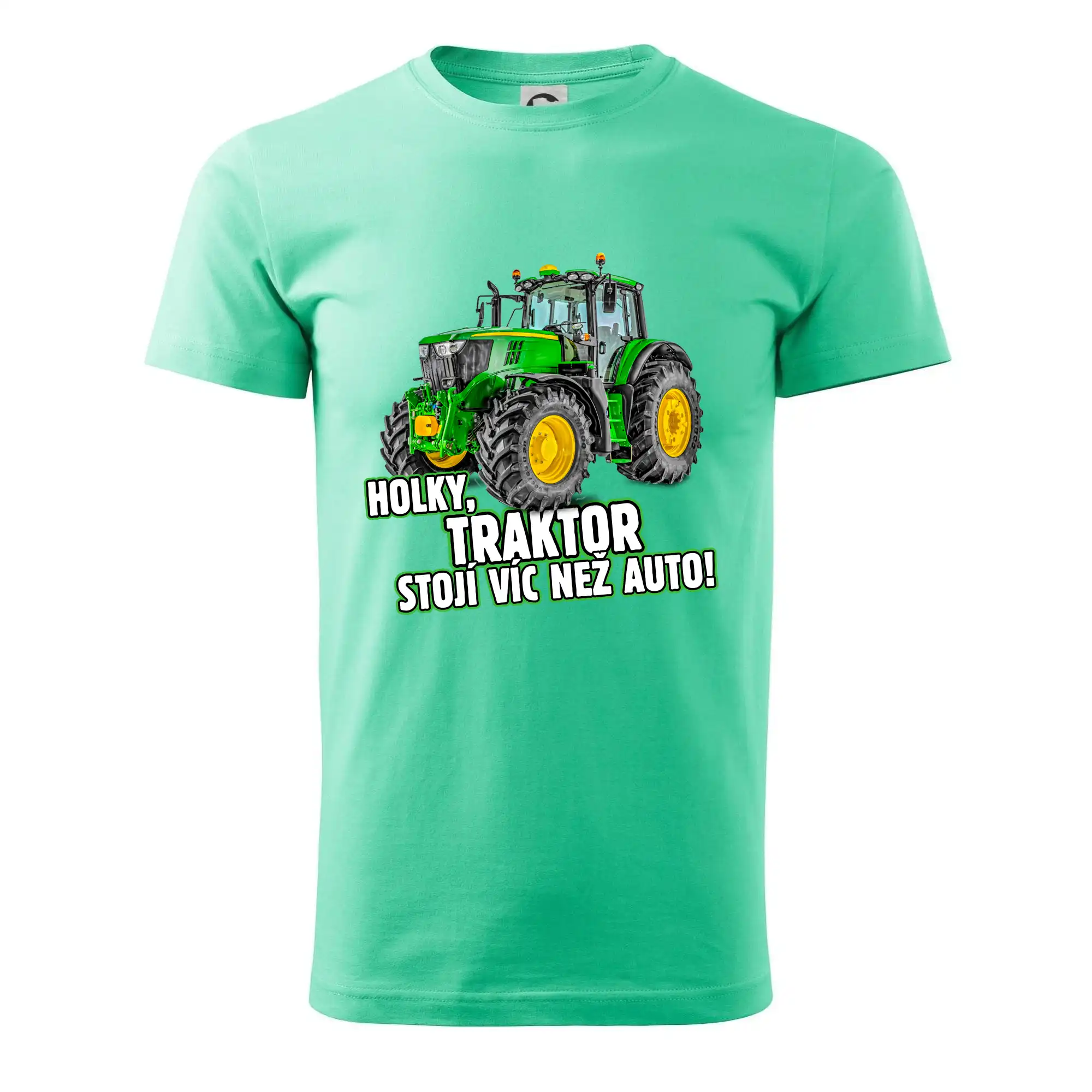 Holky, traktor stojí víc než auto