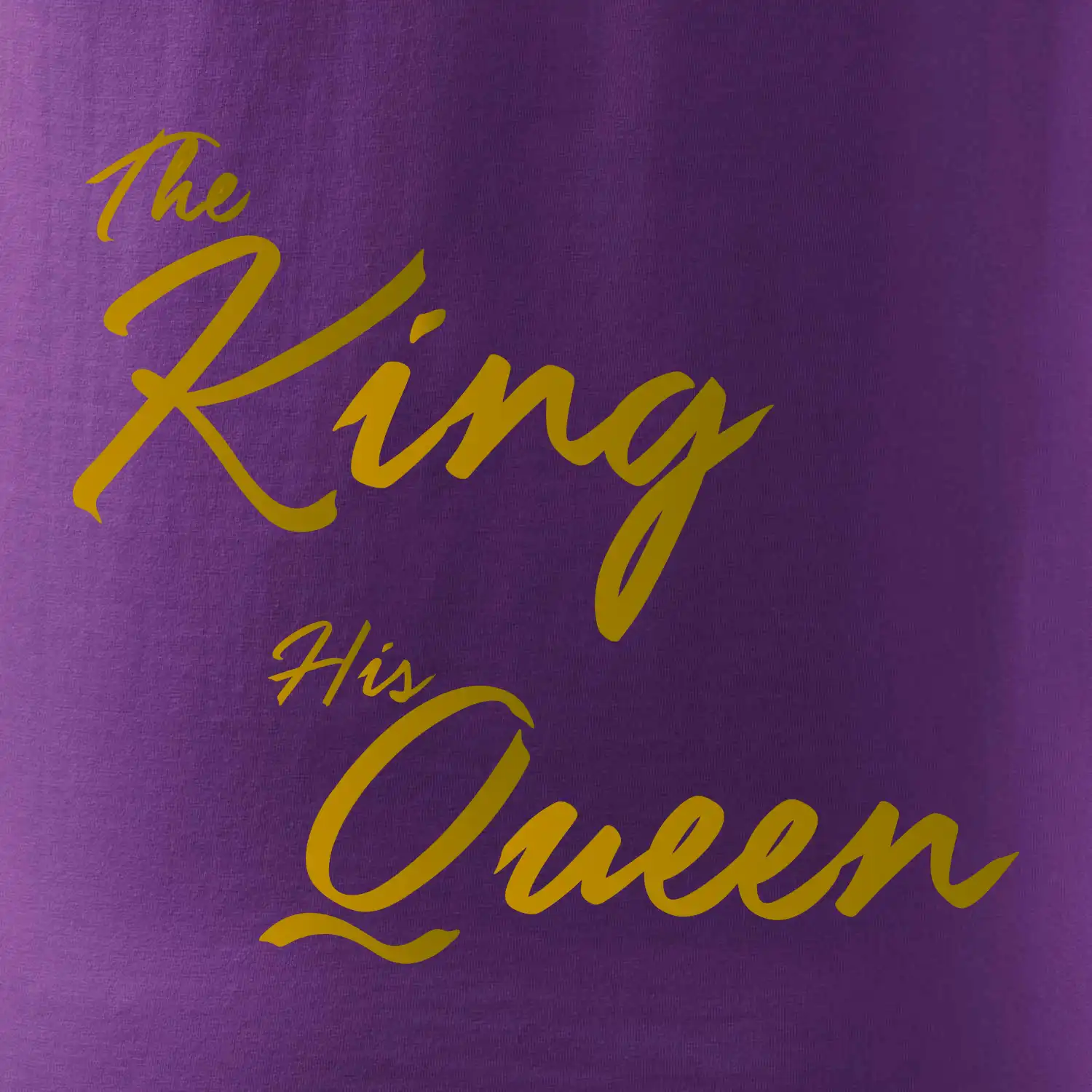 The King - His Queen - psací